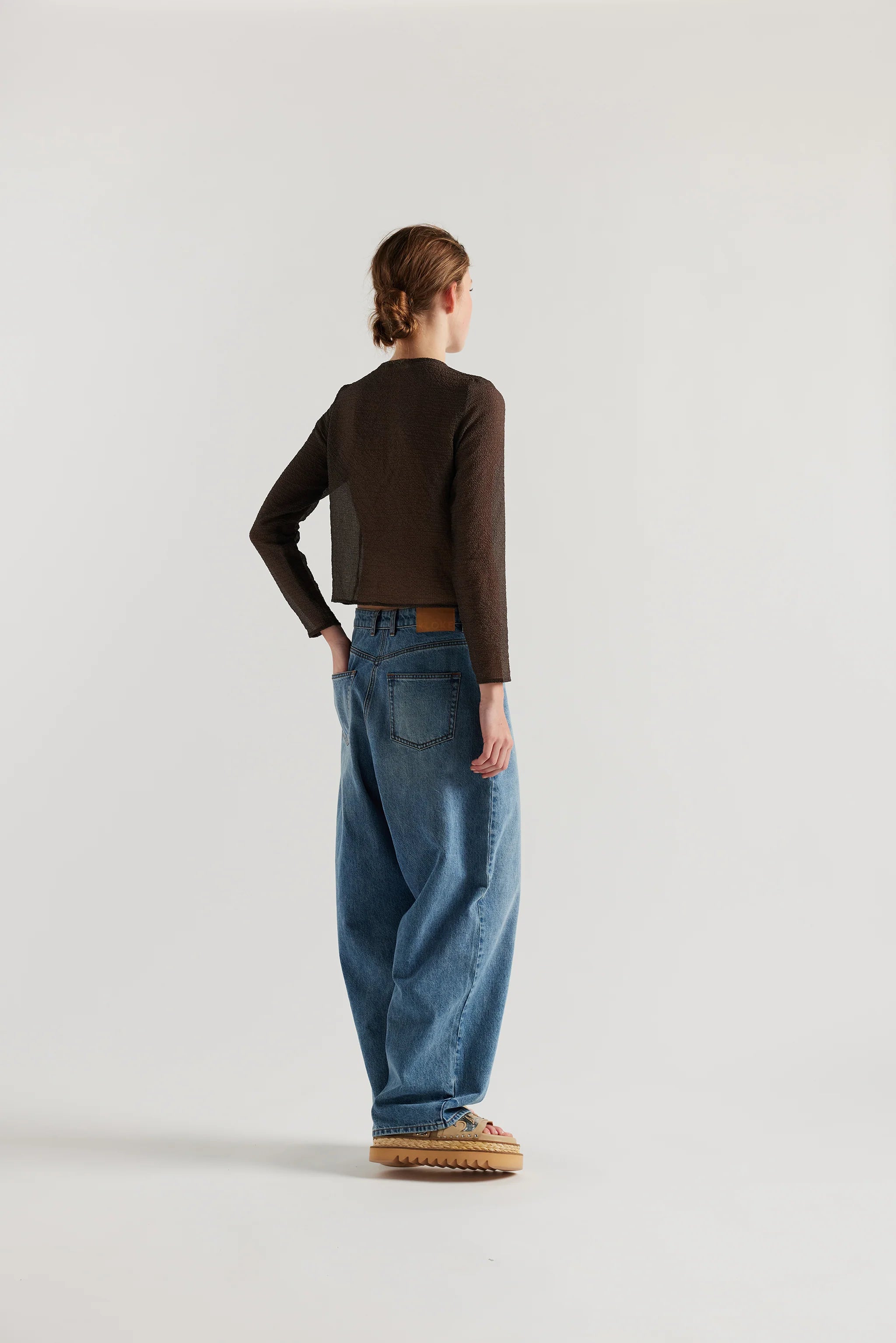 RISING LS SHIRT - BROWN