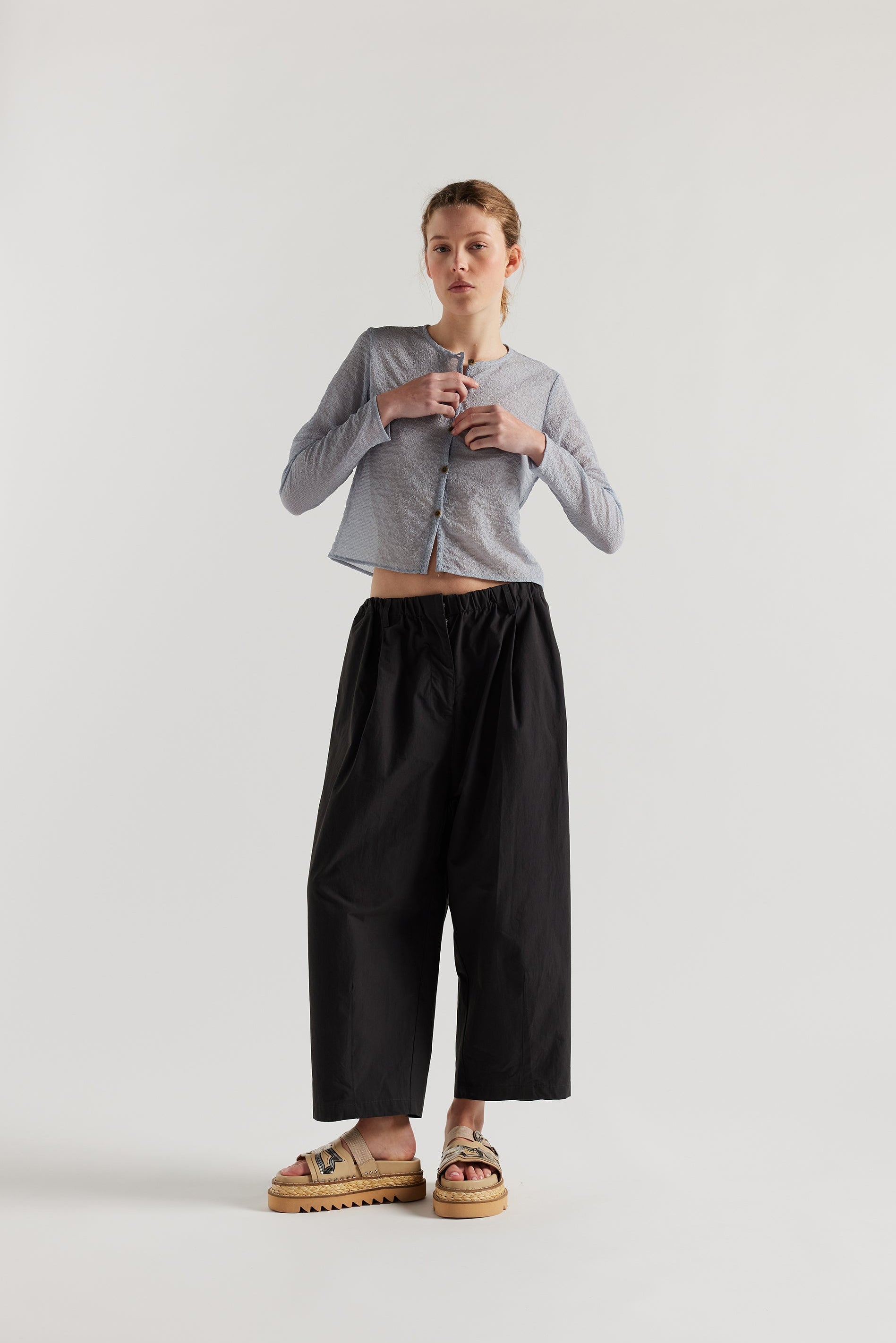 RISING LS SHIRT - PALE BLUE