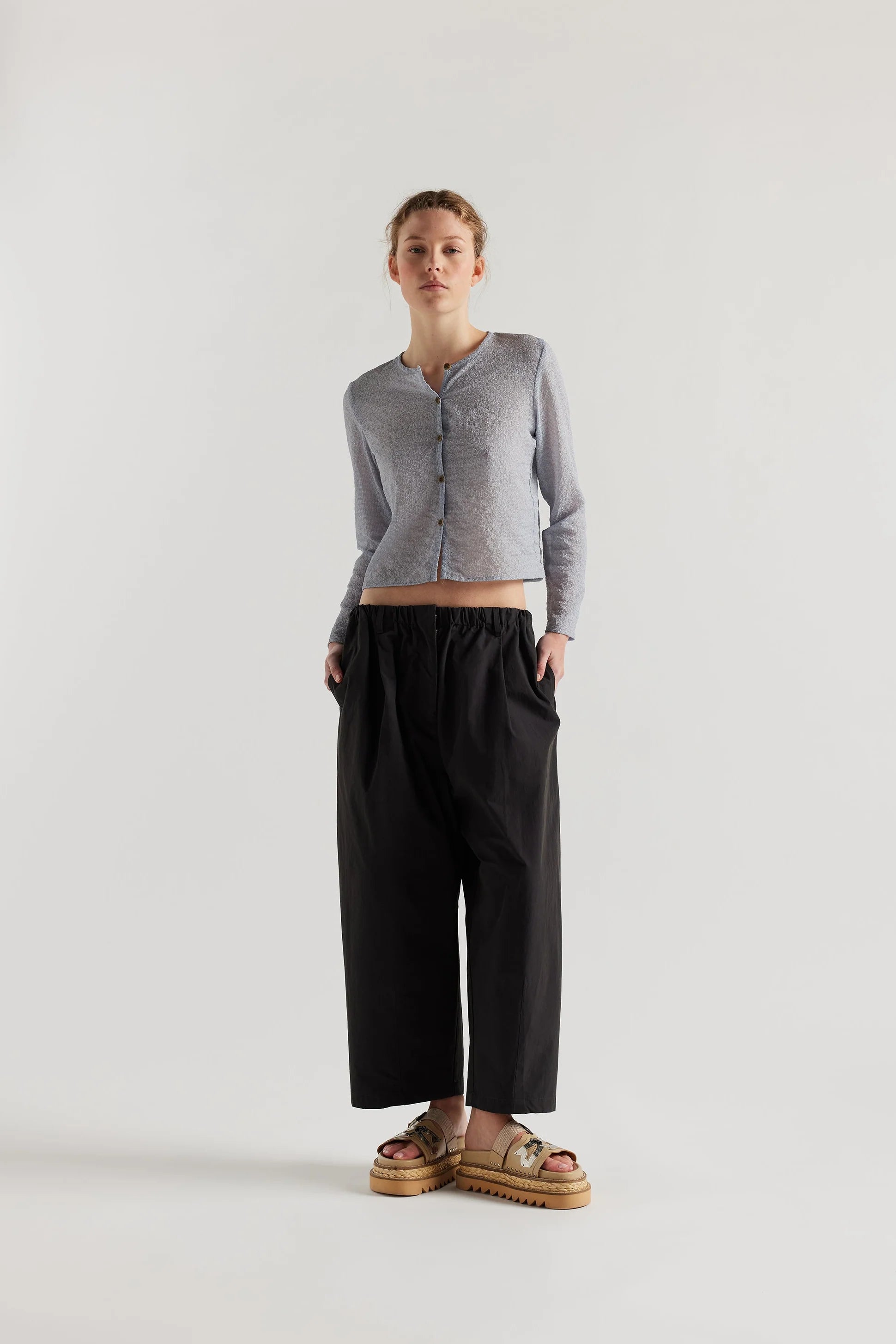 RISING LS SHIRT - PALE BLUE