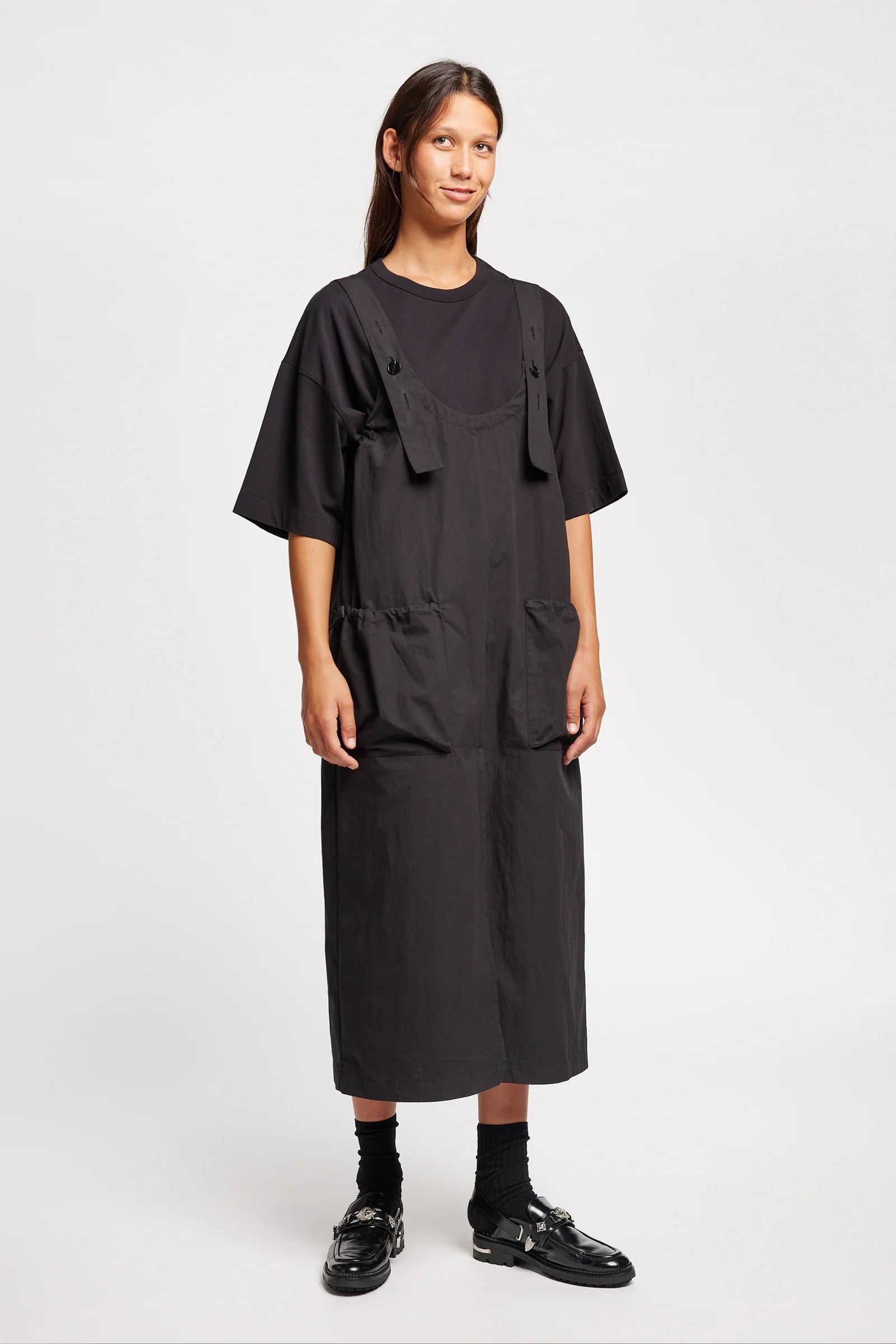 SHORELINE PINAFORE - BLACK