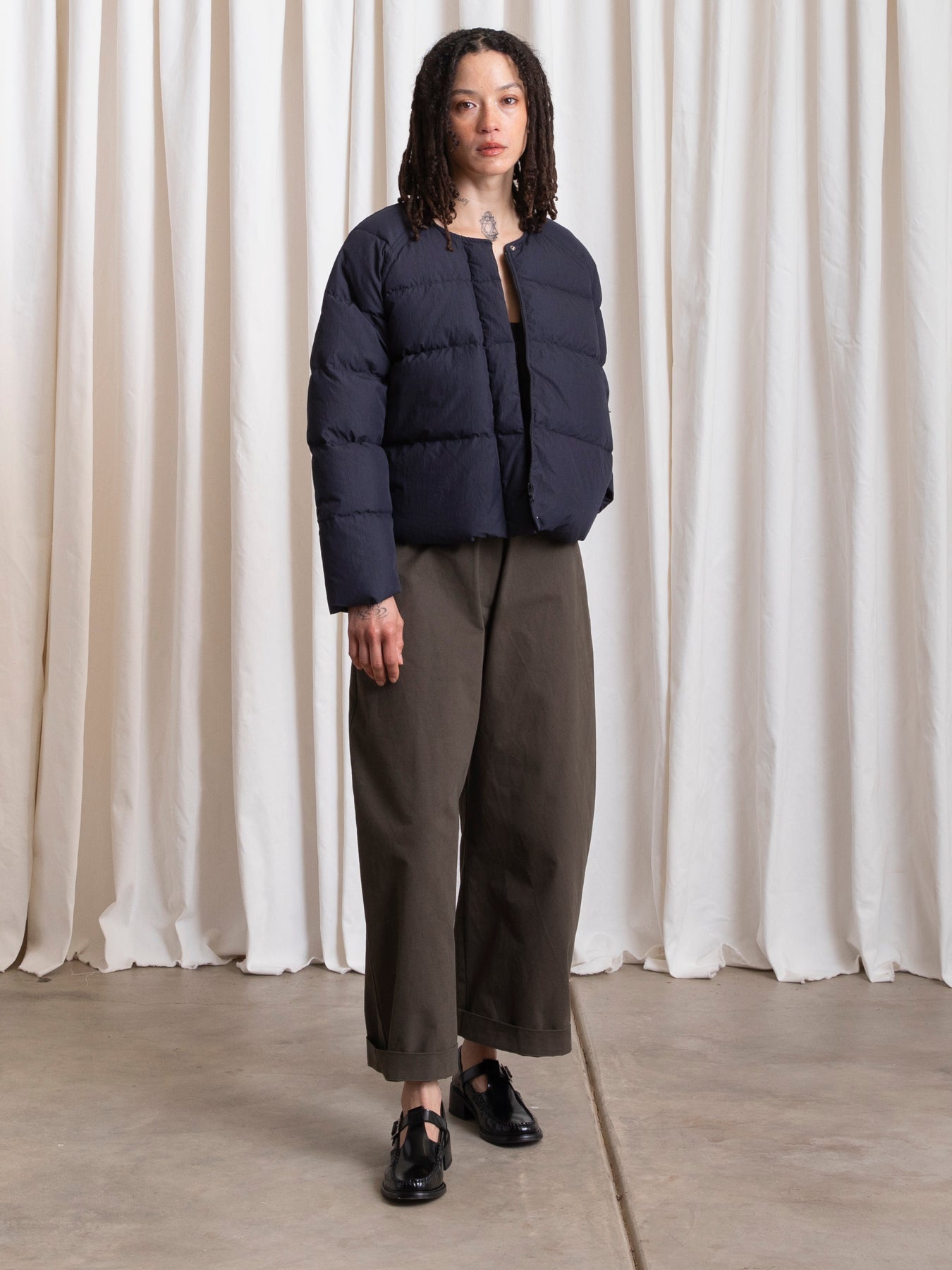 PUFFER JACKET - DEEP NAVY