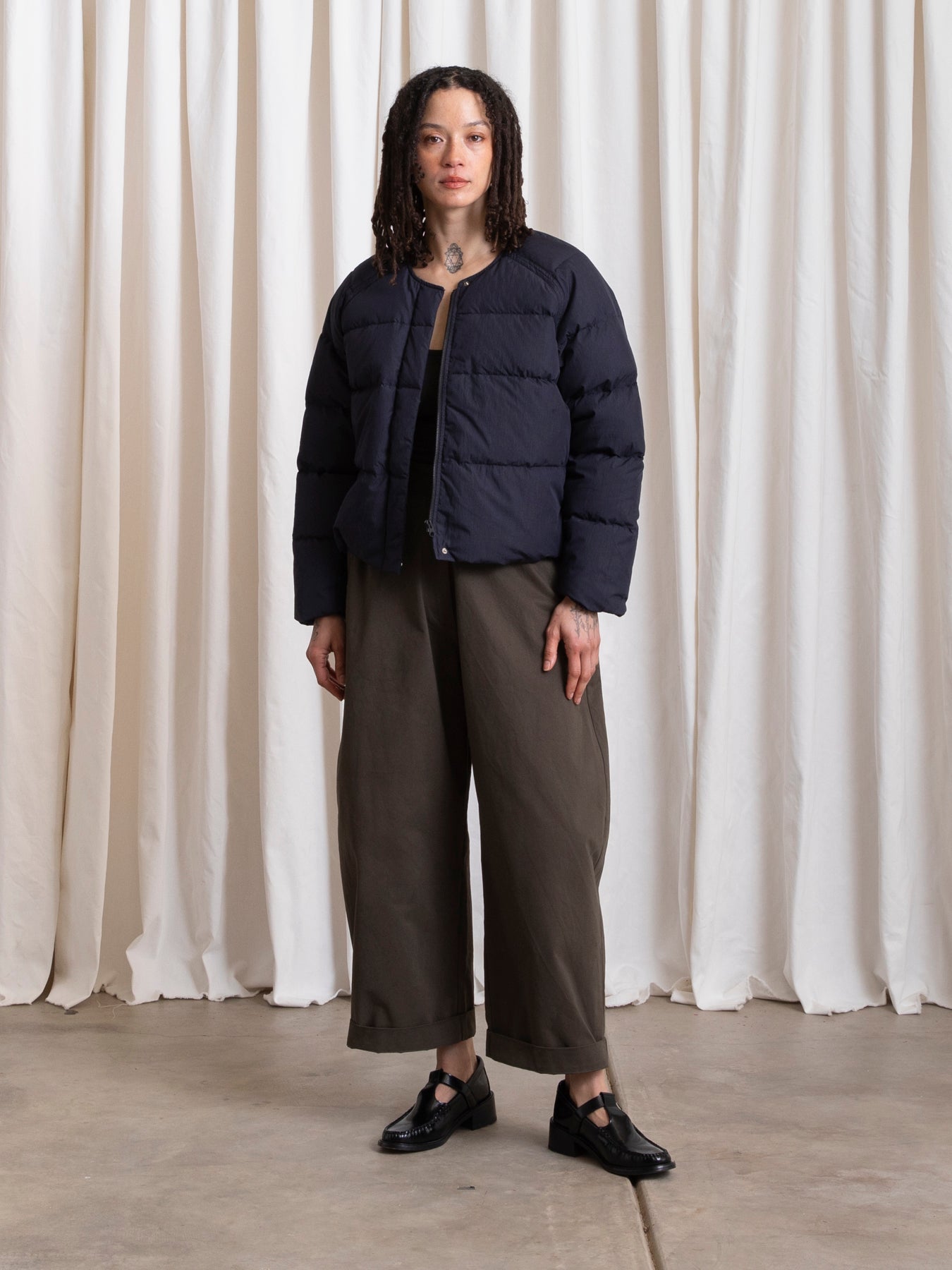 PUFFER JACKET - DEEP NAVY
