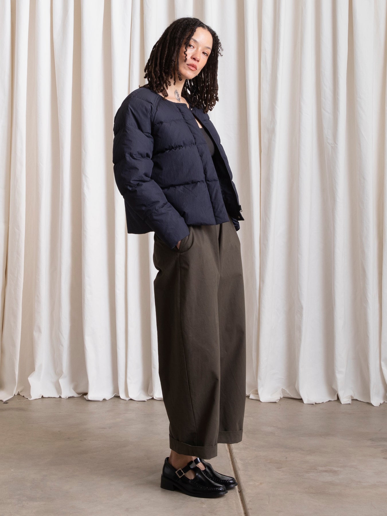 PUFFER JACKET - DEEP NAVY