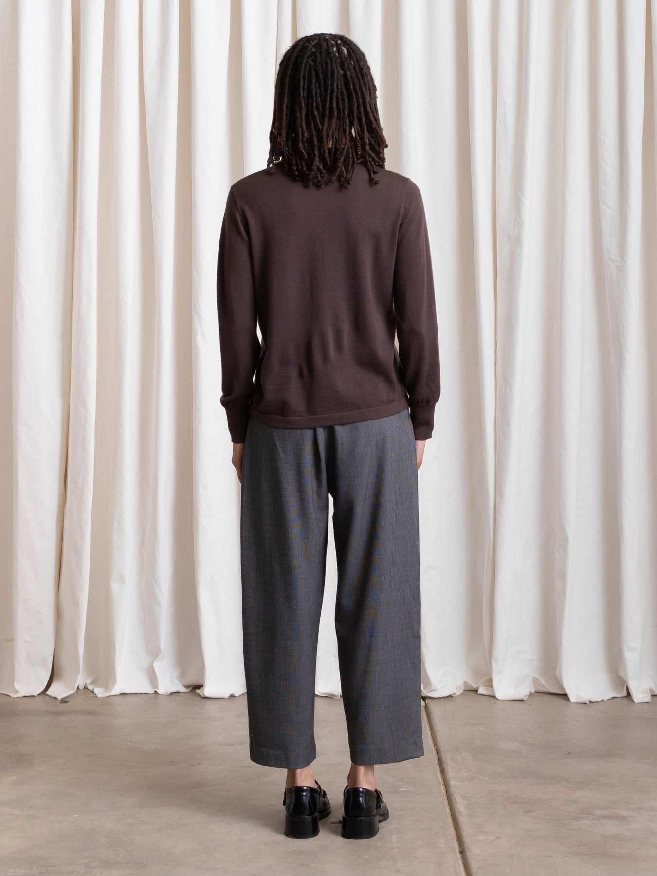 NEW POLO PULLOVER - CHOCOLATE