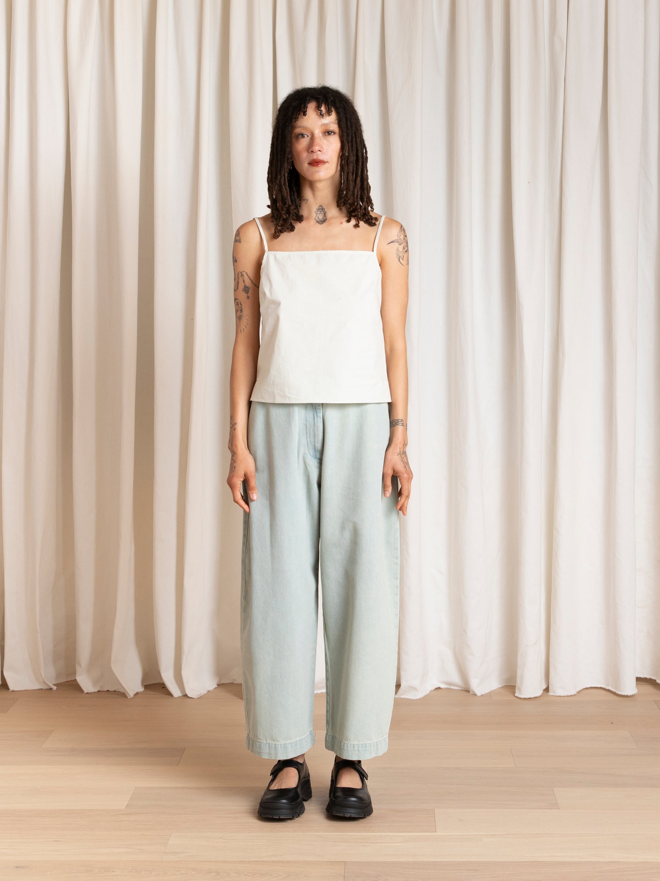 LOOSE BARREL PANT - LIGHT DENIM
