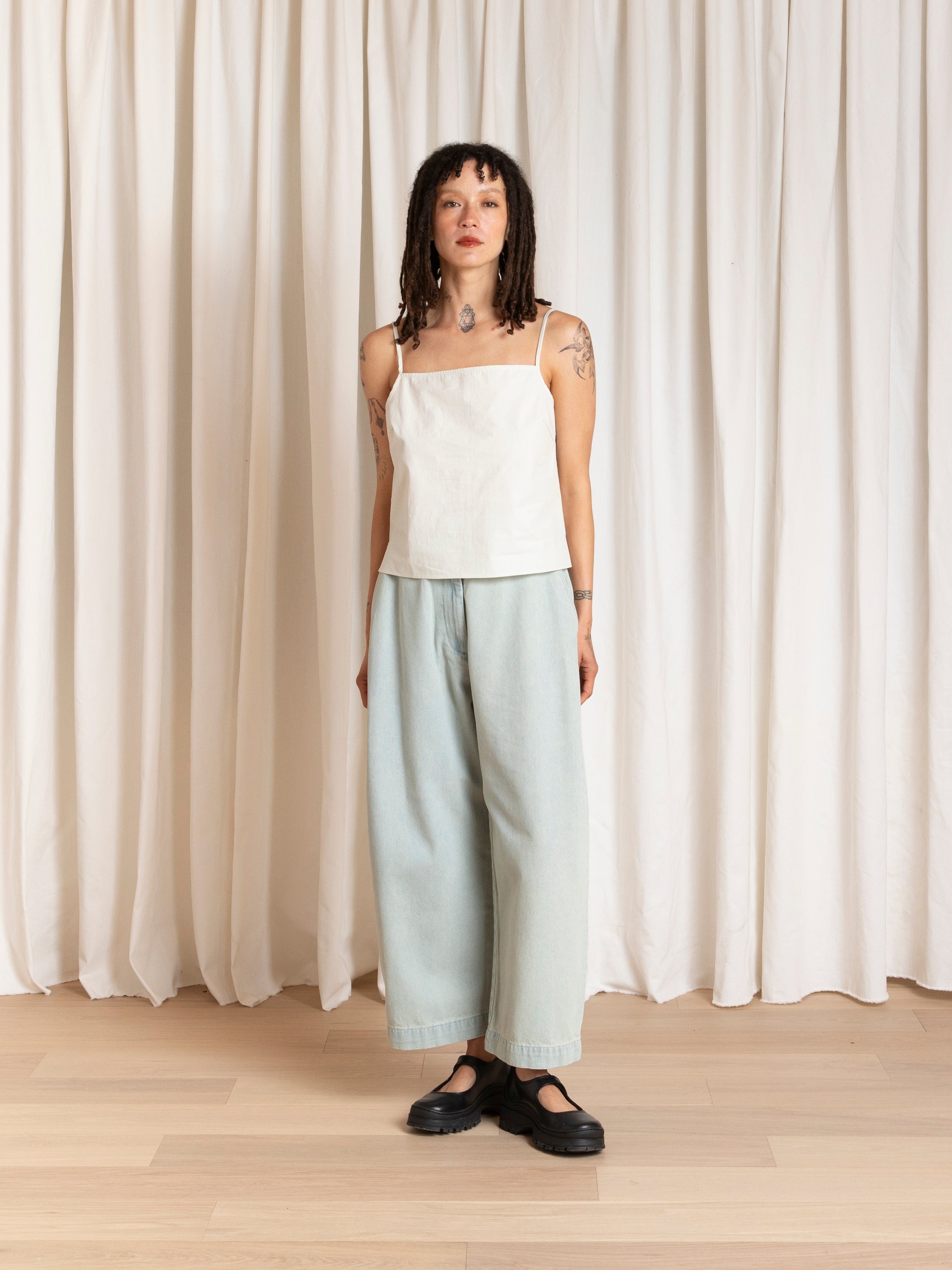 LOOSE BARREL PANT - LIGHT DENIM