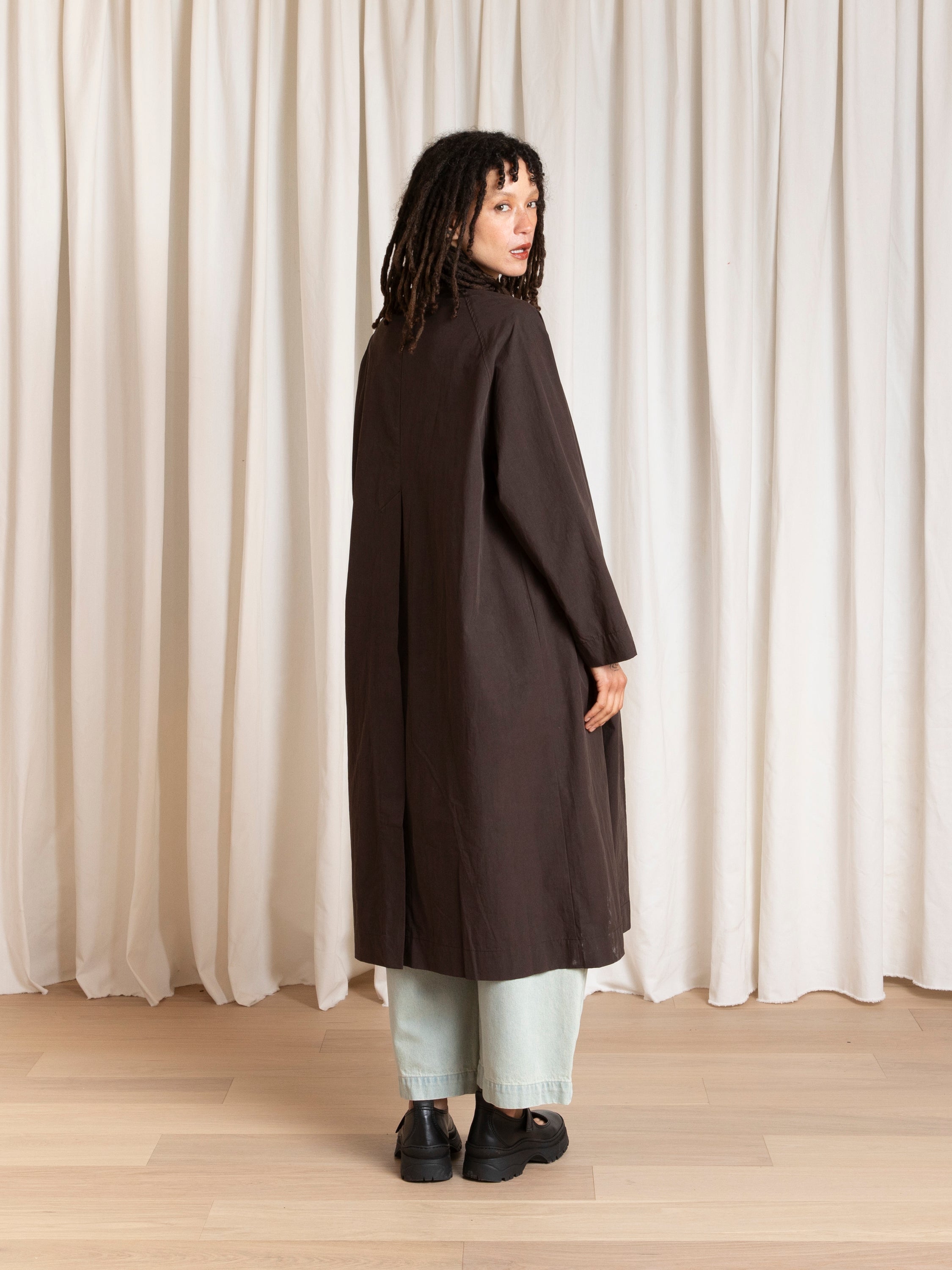 SPRING NEW TRENCH - DARK BROWN