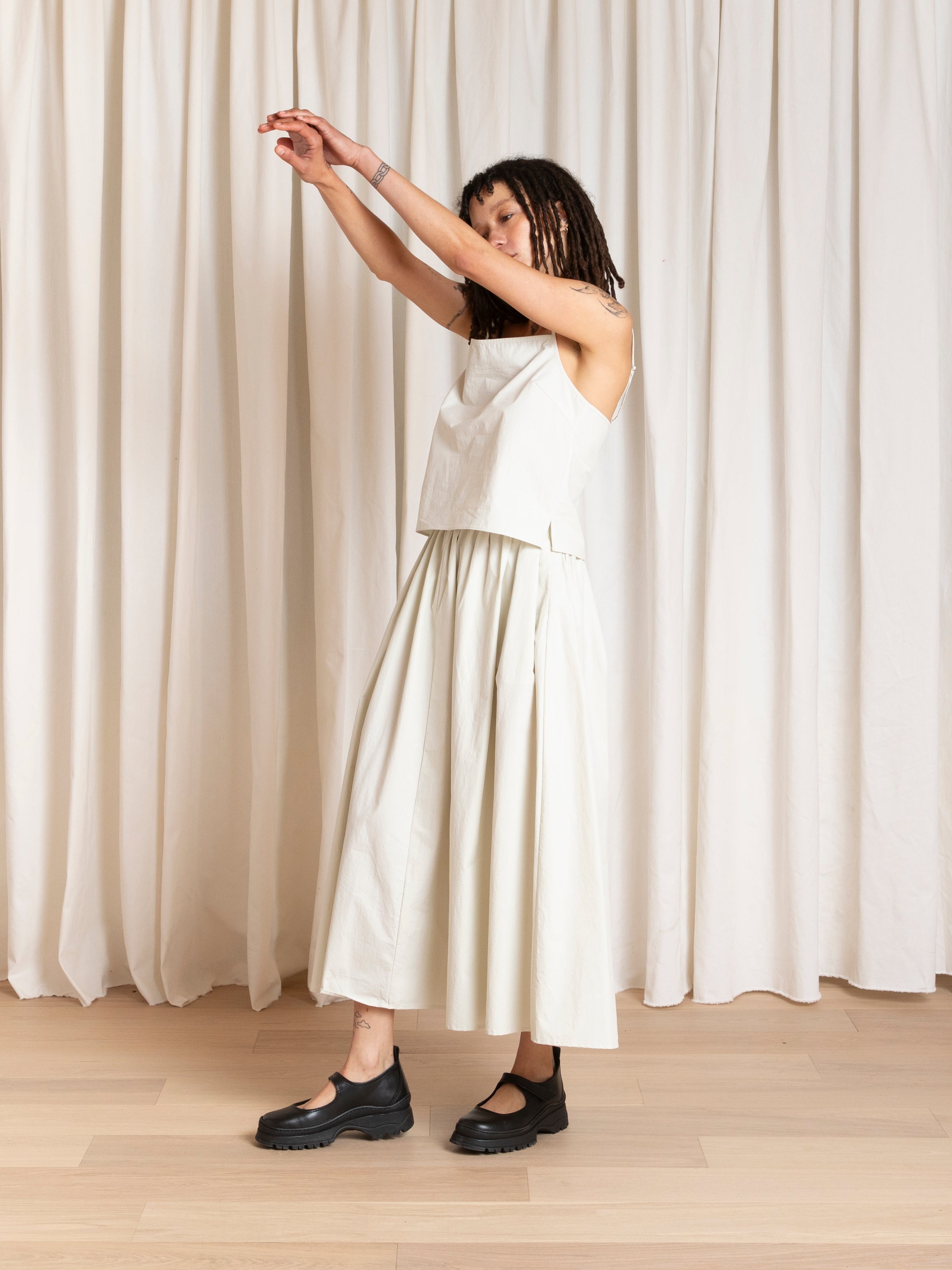 SLIP TOP - ECRU