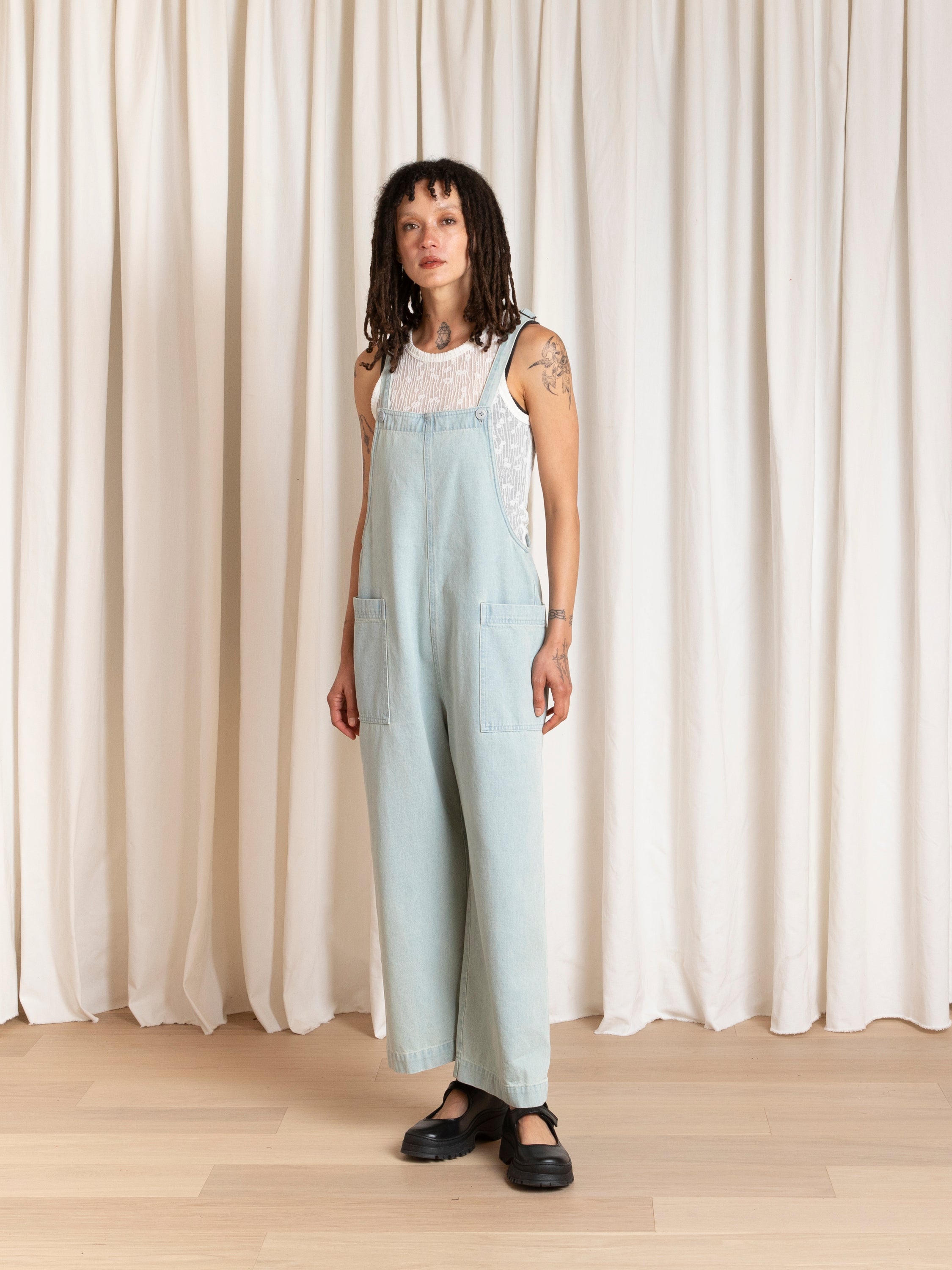 OVERALL JUMPER - LIGHT DENIM