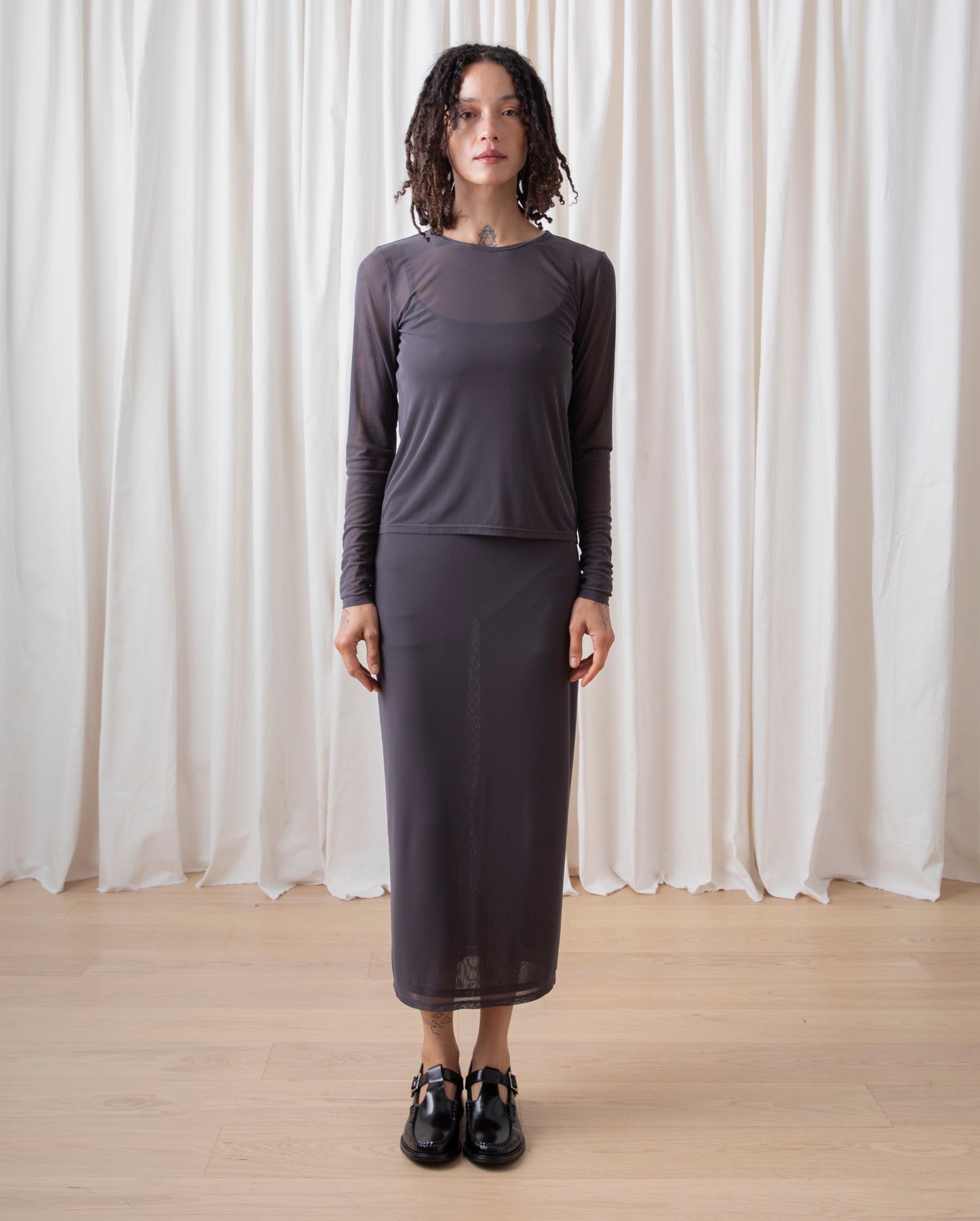 MESH LS TOP - SHADOW
