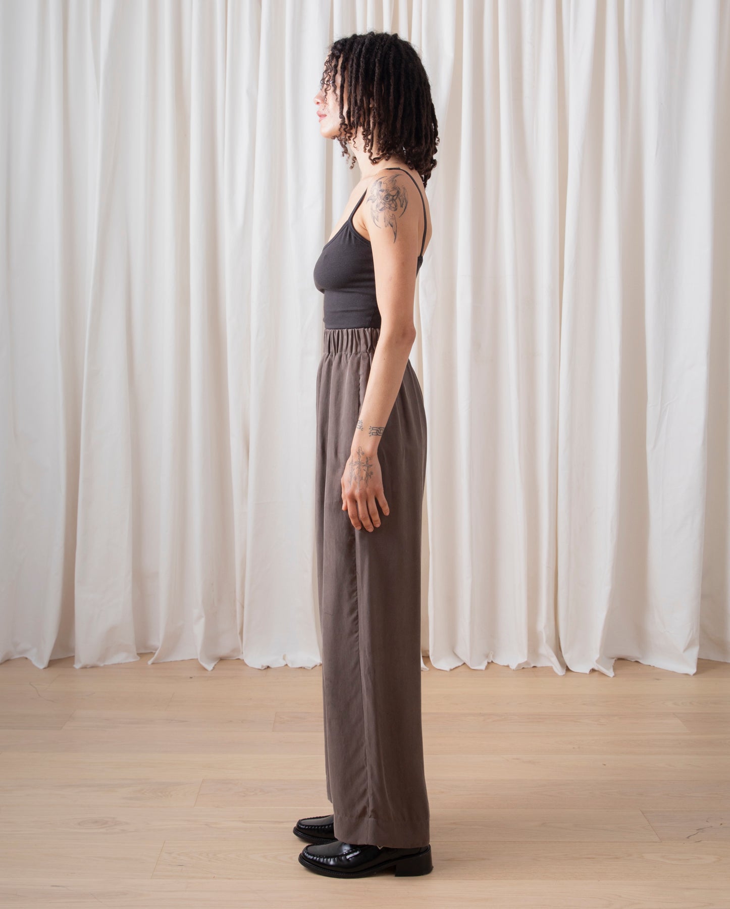 SAMPLE - ELASTIC WAIST PANT - OLIVE
