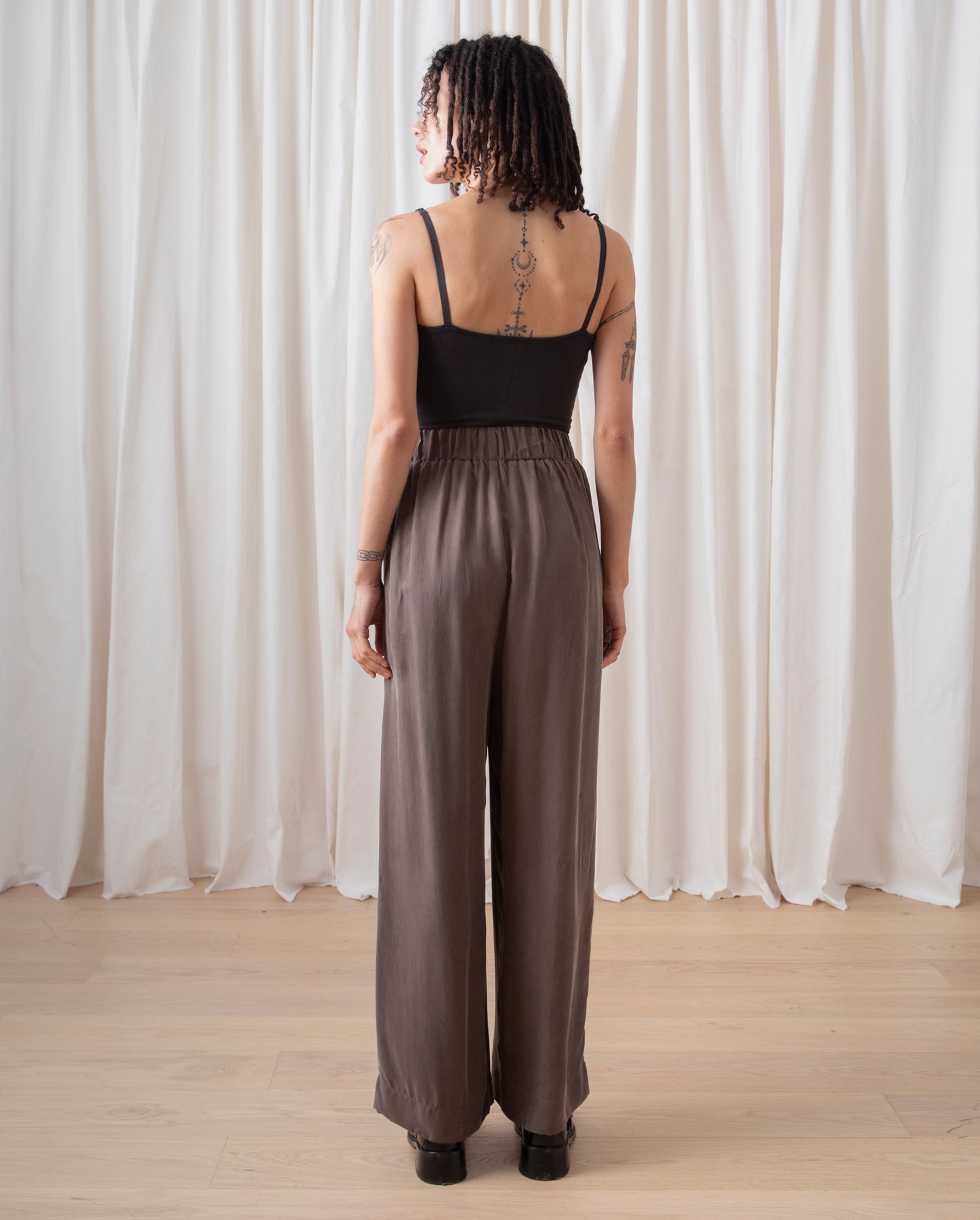 SAMPLE - ELASTIC WAIST PANT - OLIVE