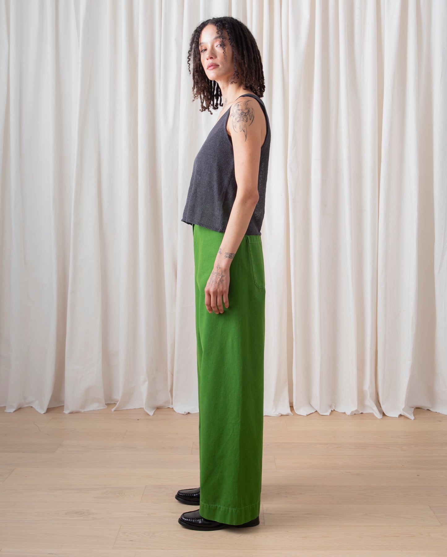 SAILOR PANT - GRASS GREEN