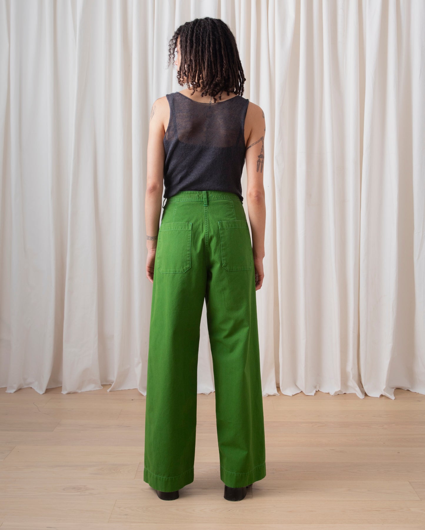 SAILOR PANT - GRASS GREEN
