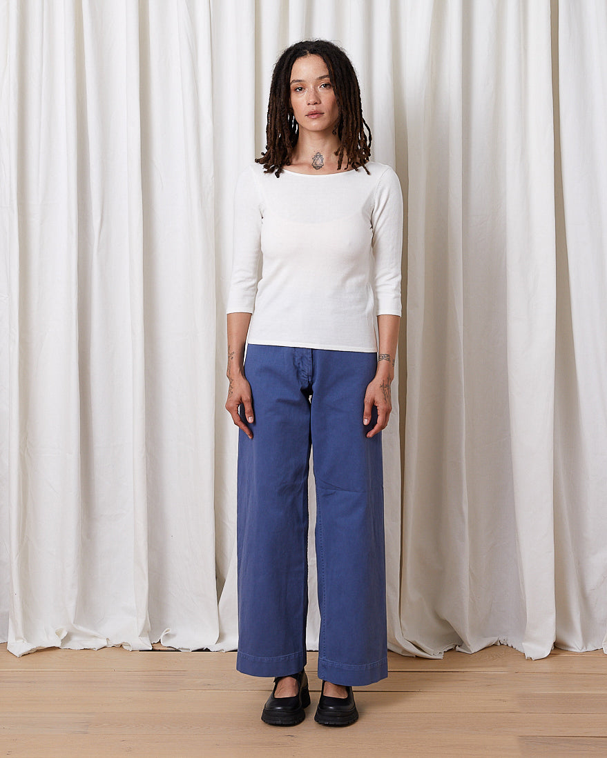 SAMPLE - KNIT BALLET TOP - BONE