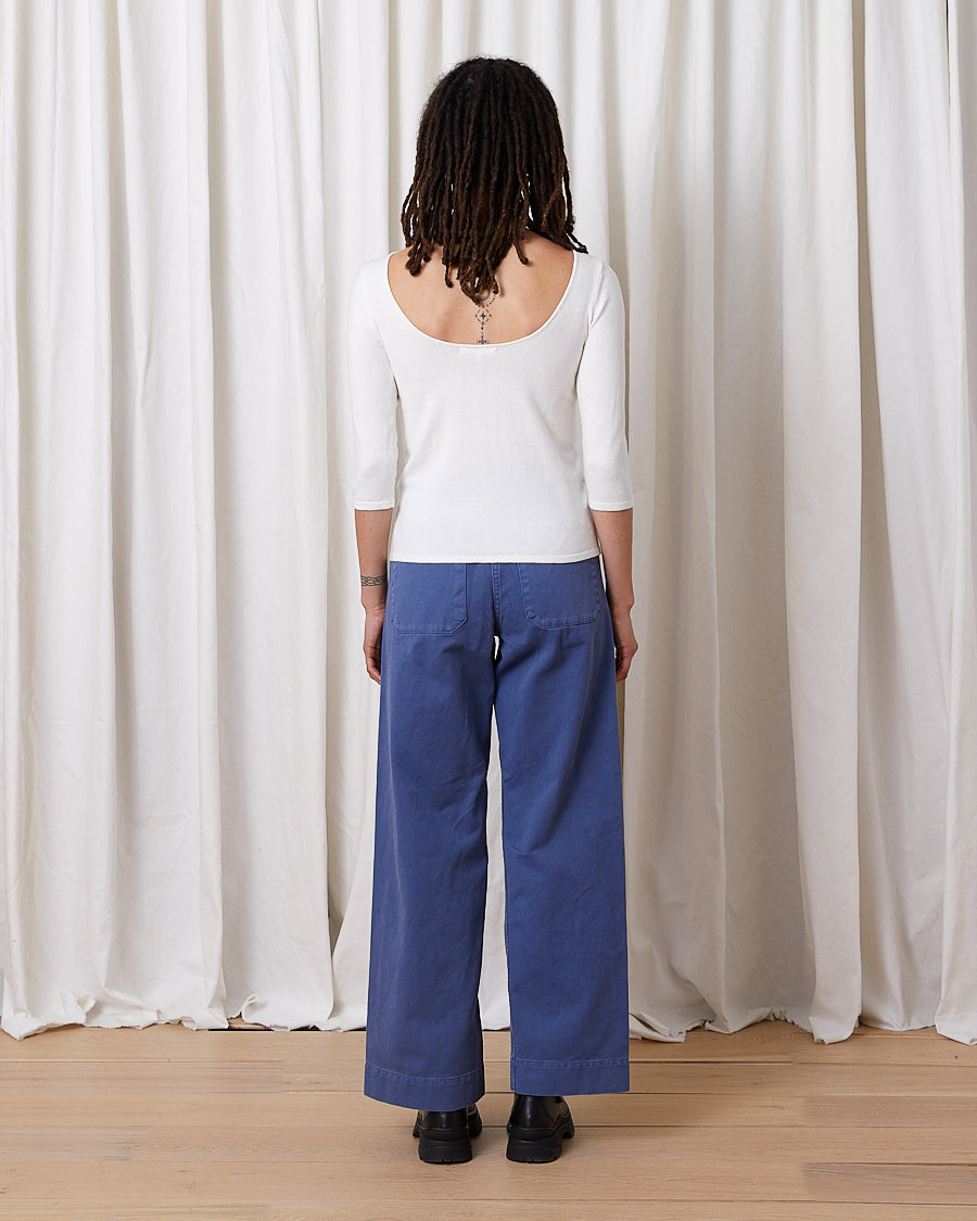 SAMPLE - KNIT BALLET TOP - BONE