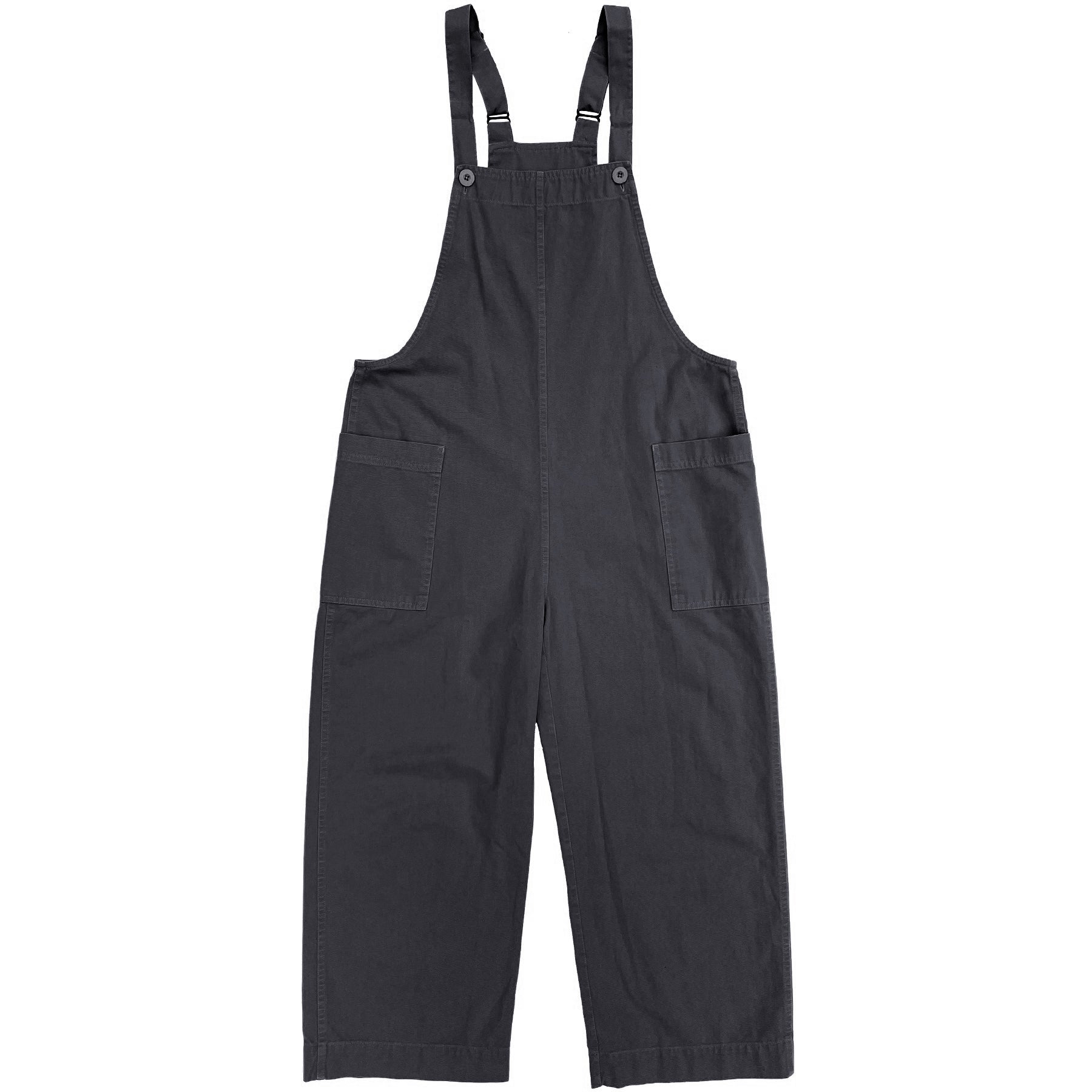 SAMPLE - CANVAS OVERALL JUMPER - DARK GREY