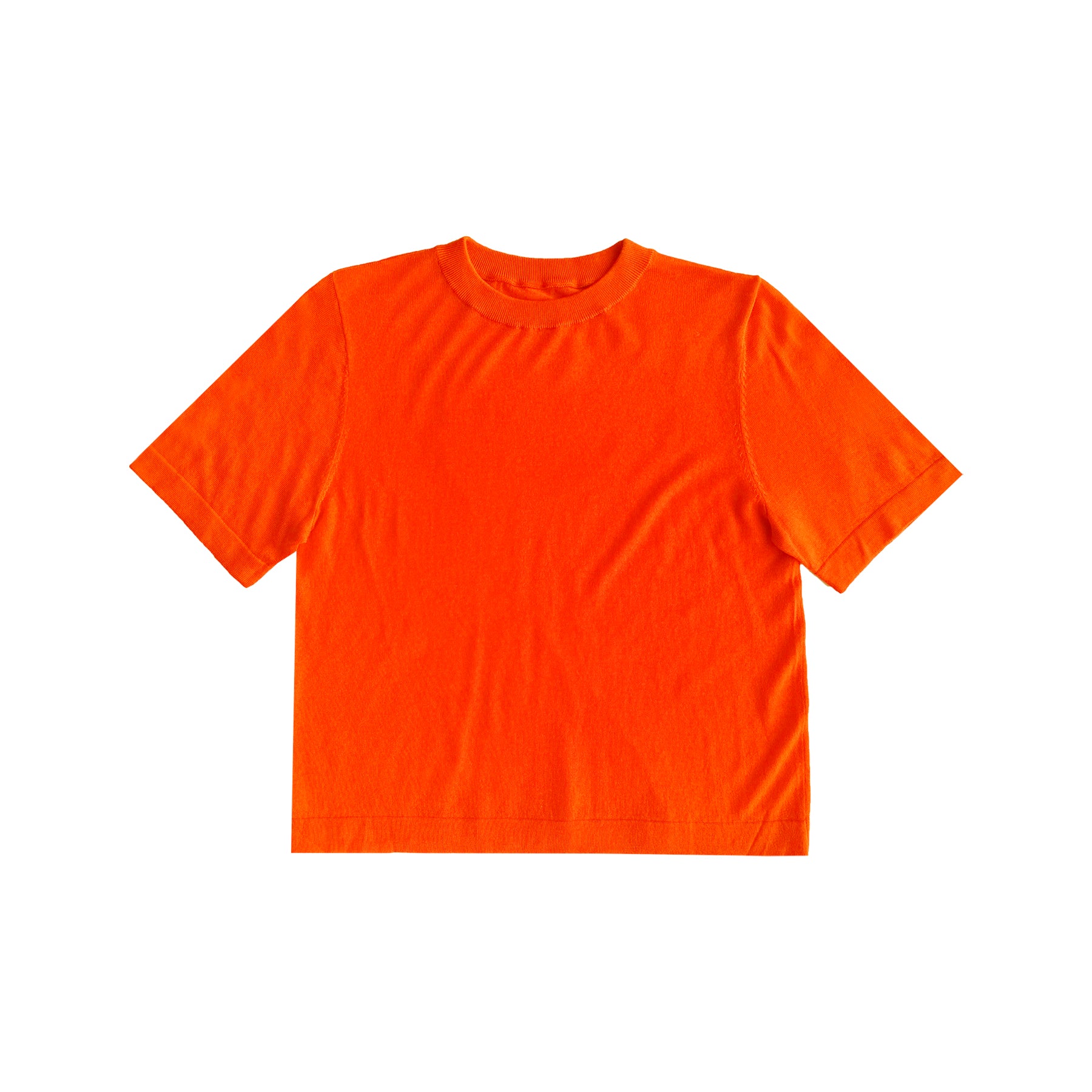 SAMPLE - SPRING KNIT T-SHIRT - POPPY