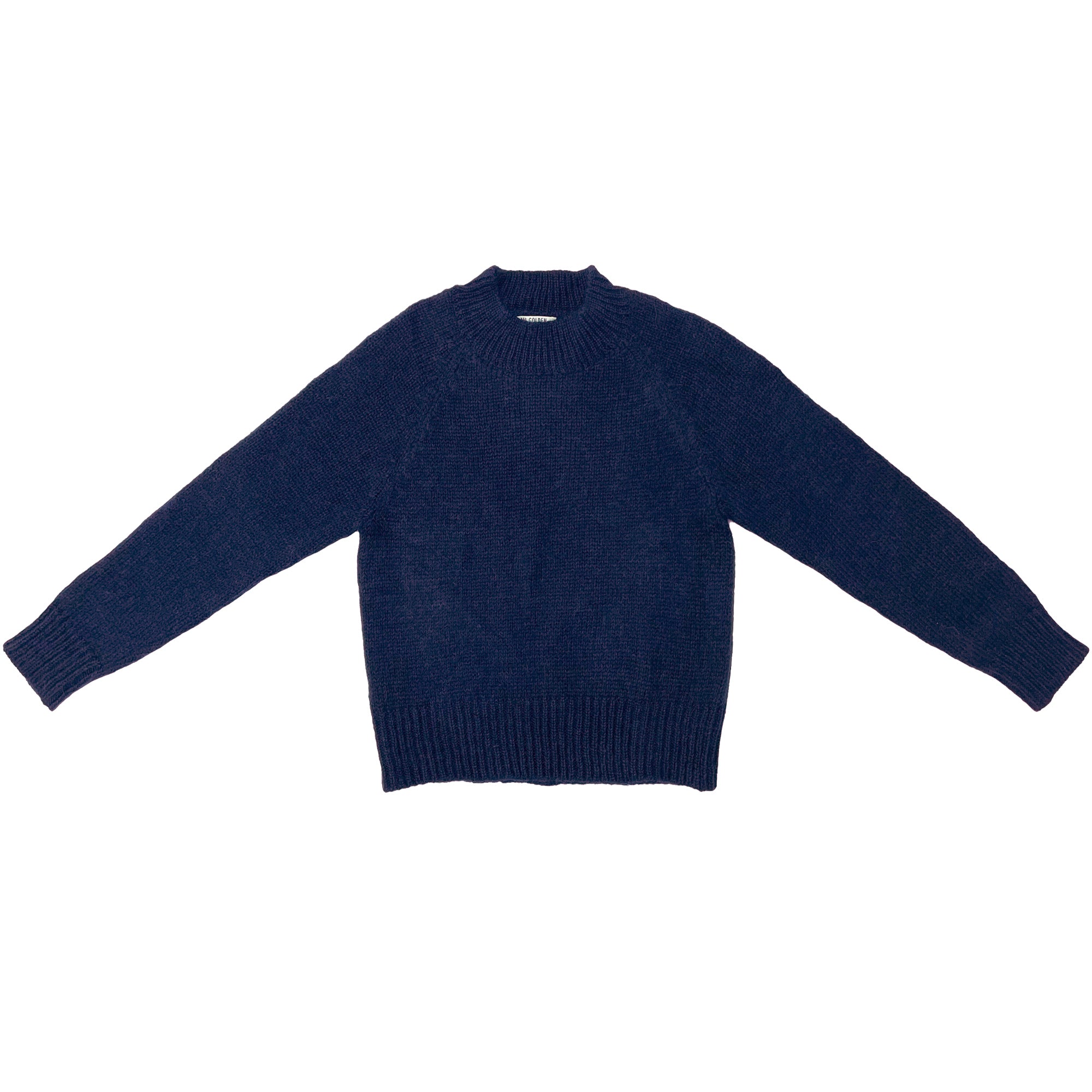 SAMPLE - MERINO CREW NECK PULLOVER - DARK PURPLE