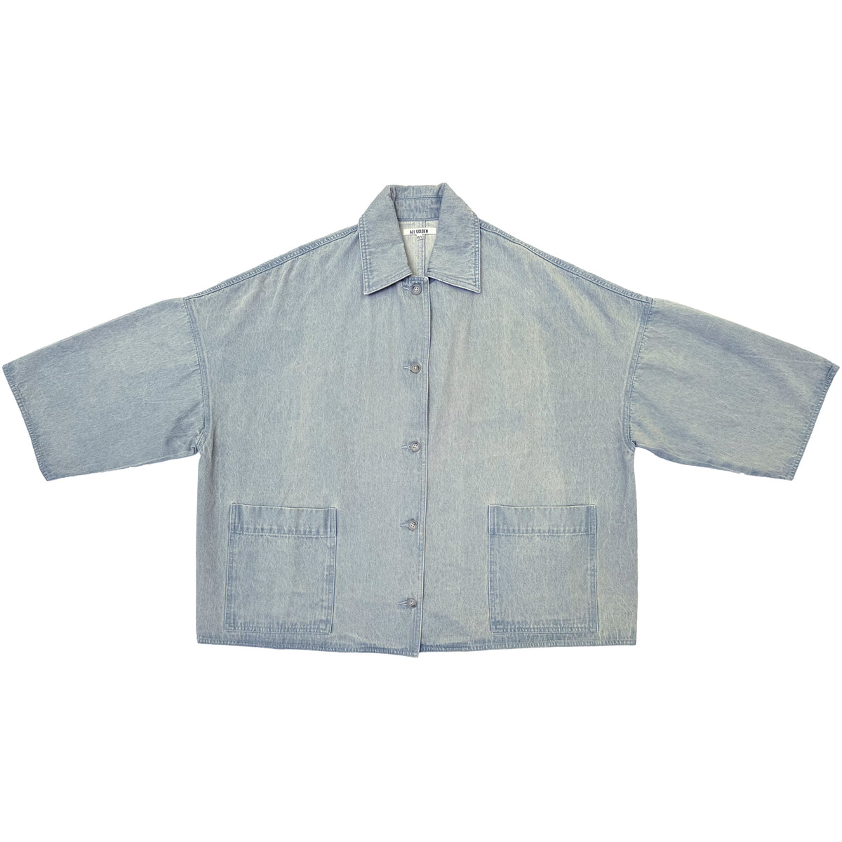 OVERSIZED SHIRT JACKET - LIGHT DENIM