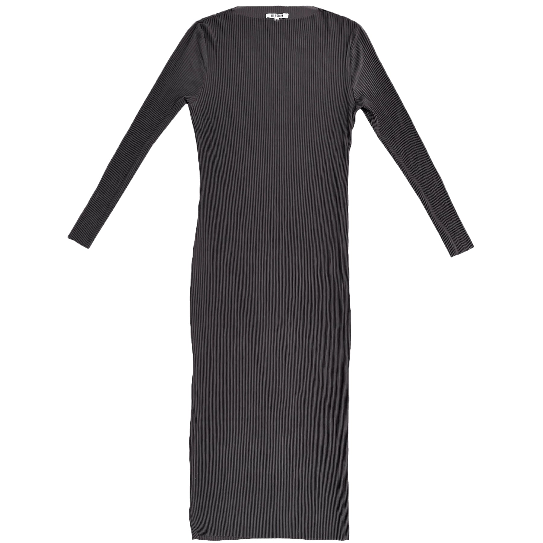PLEATED MESH DRESS - SHADOW PLEATED MESH DRESS - SHADOW