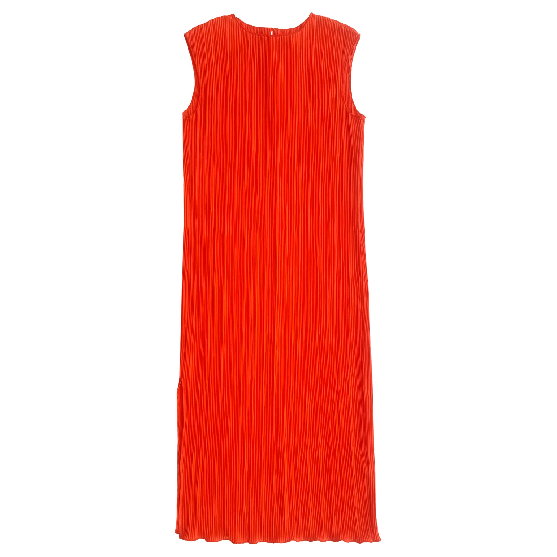 open lace back dress Pleats Please Issey Miyake Basics Dress in Black