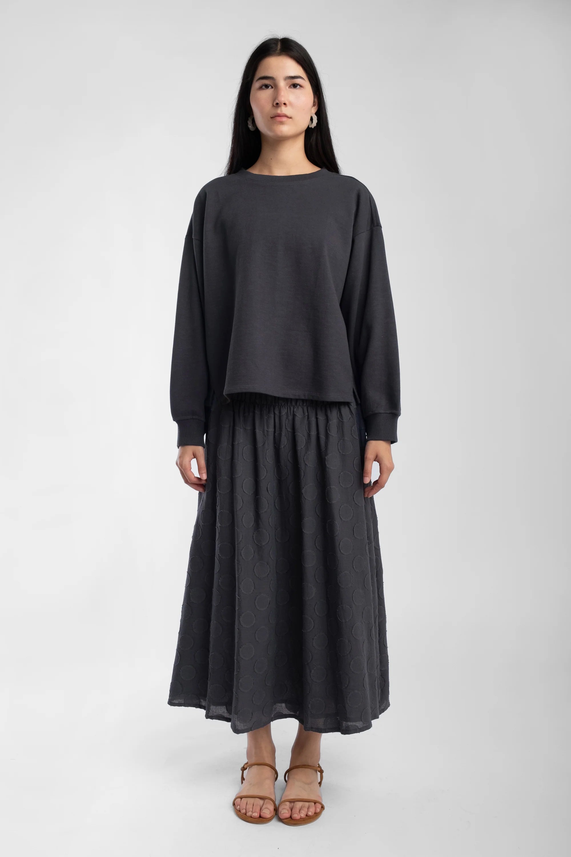 ARLES SWEATSHIRT - FADED BLACK