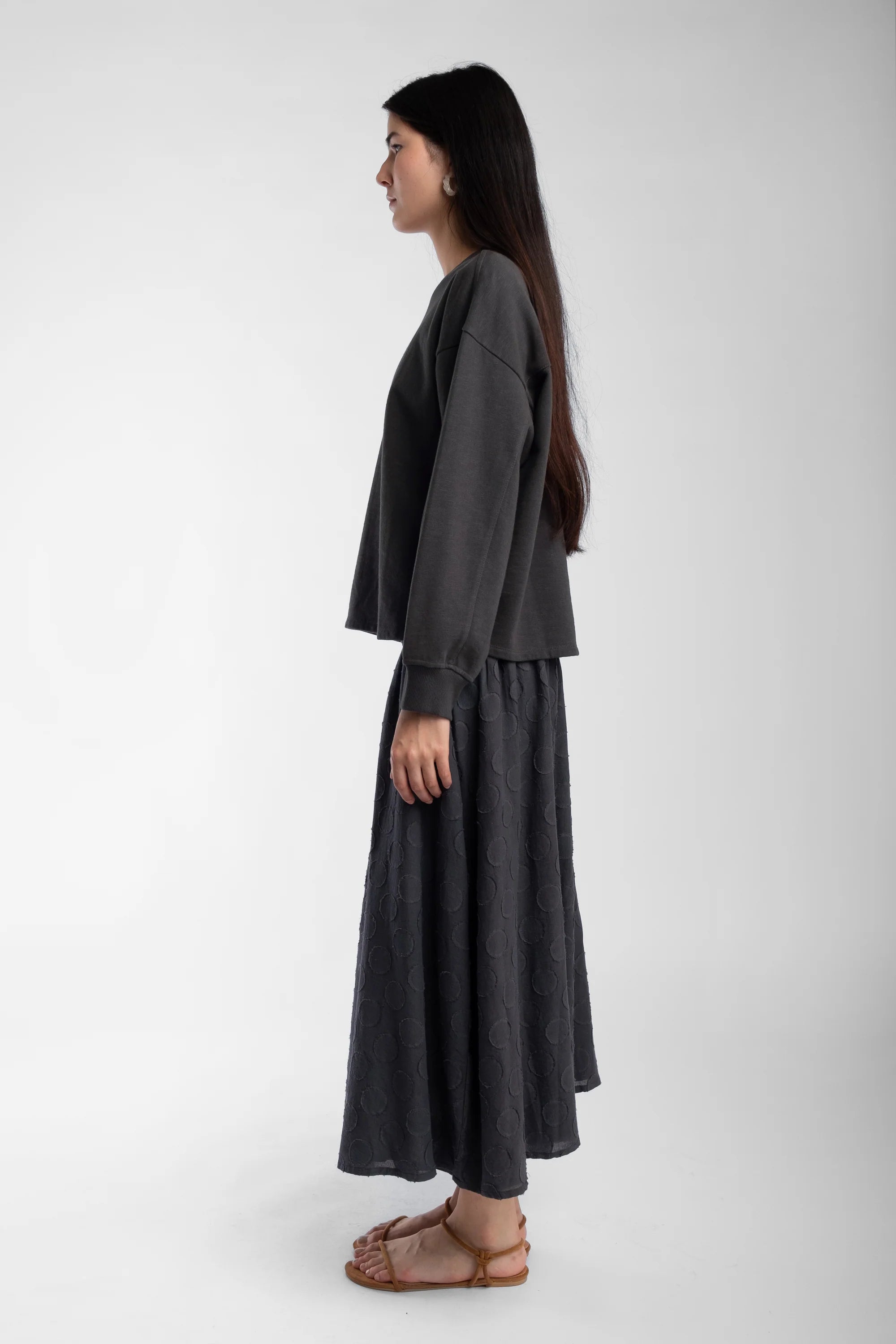 ARLES SWEATSHIRT - FADED BLACK