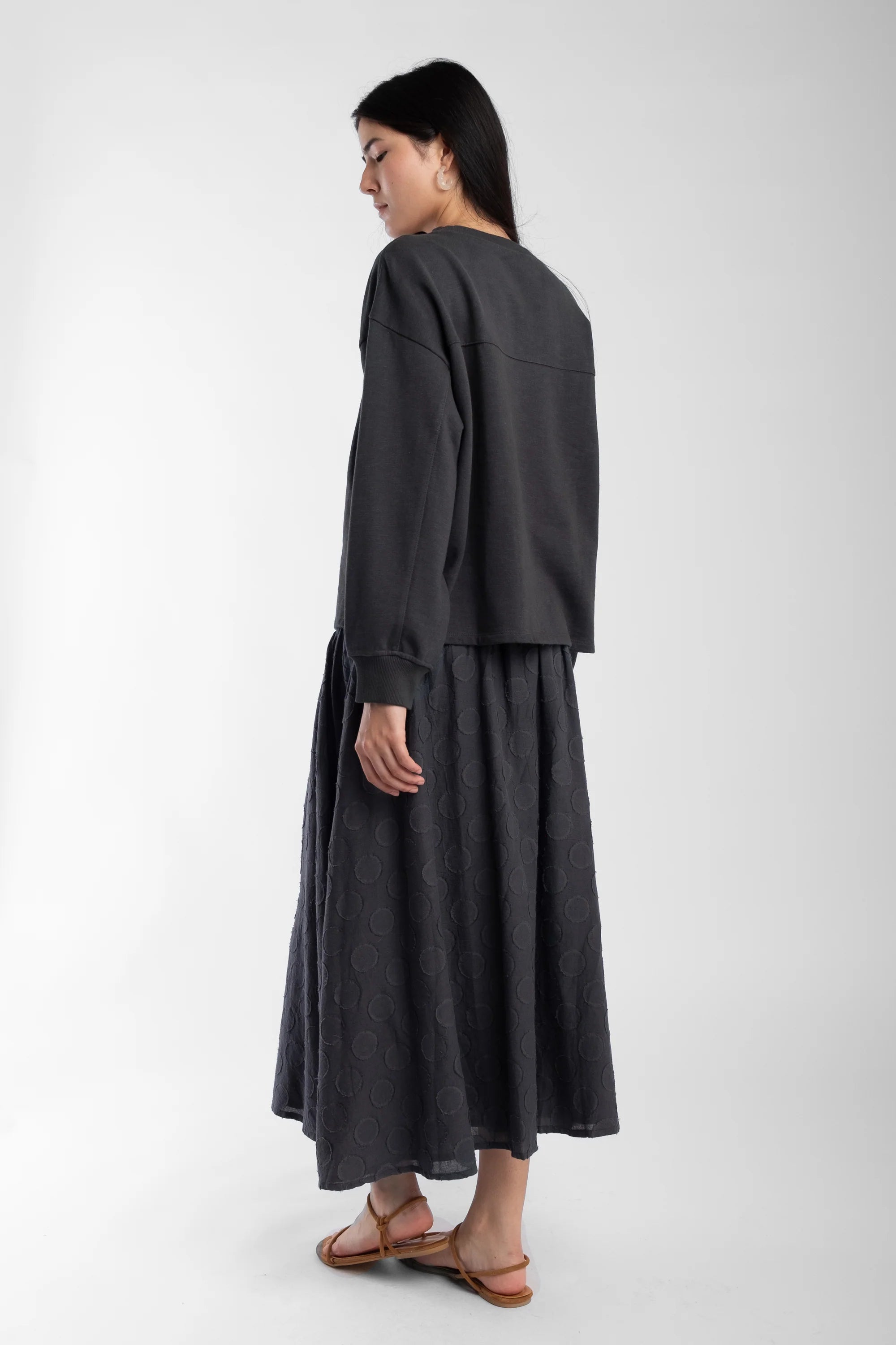 ARLES SWEATSHIRT - FADED BLACK
