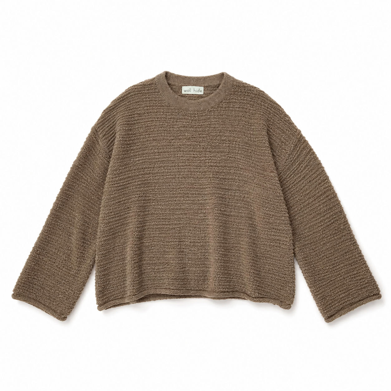 THERMAL SWEATER - CAMEL