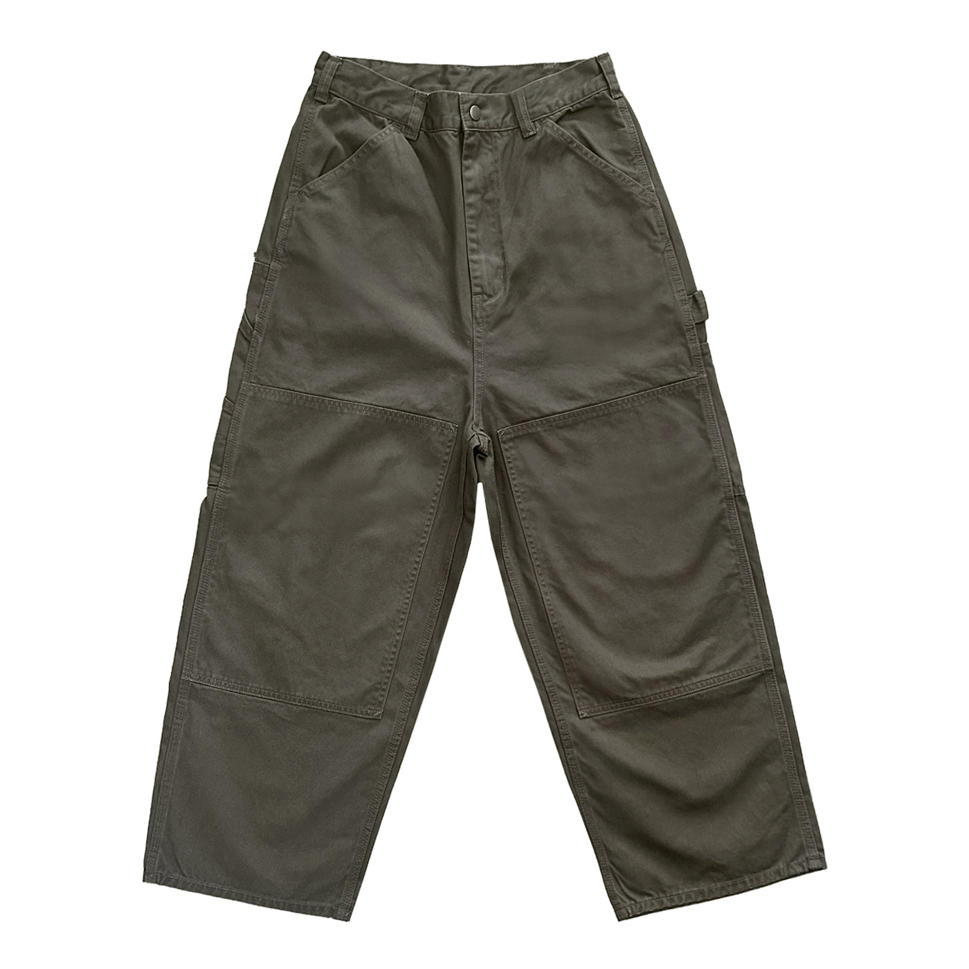 DOUBLE KNEE PAINTER PANT - OLIVE