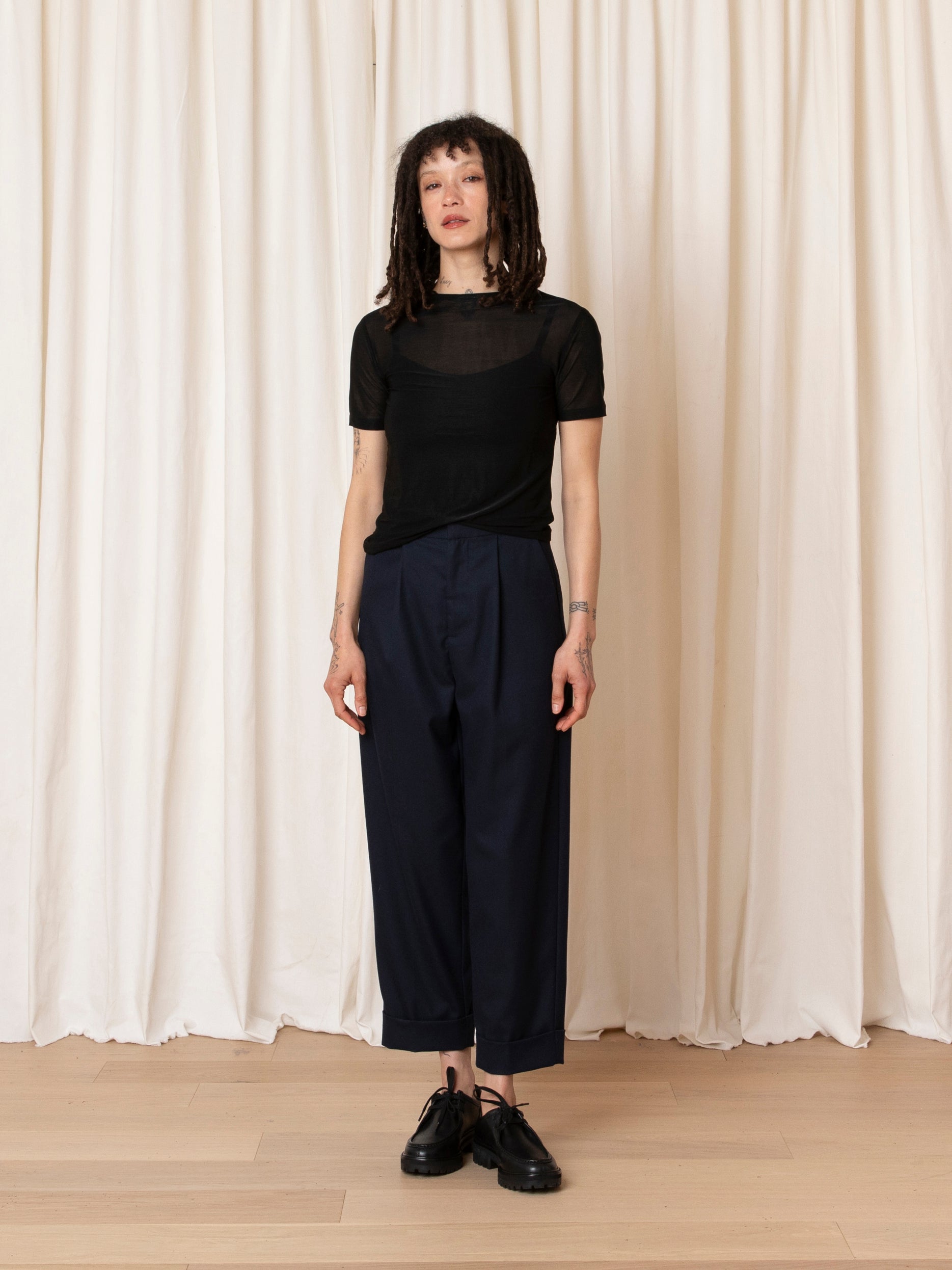 NEW MESH T-SHIRT - BLACK