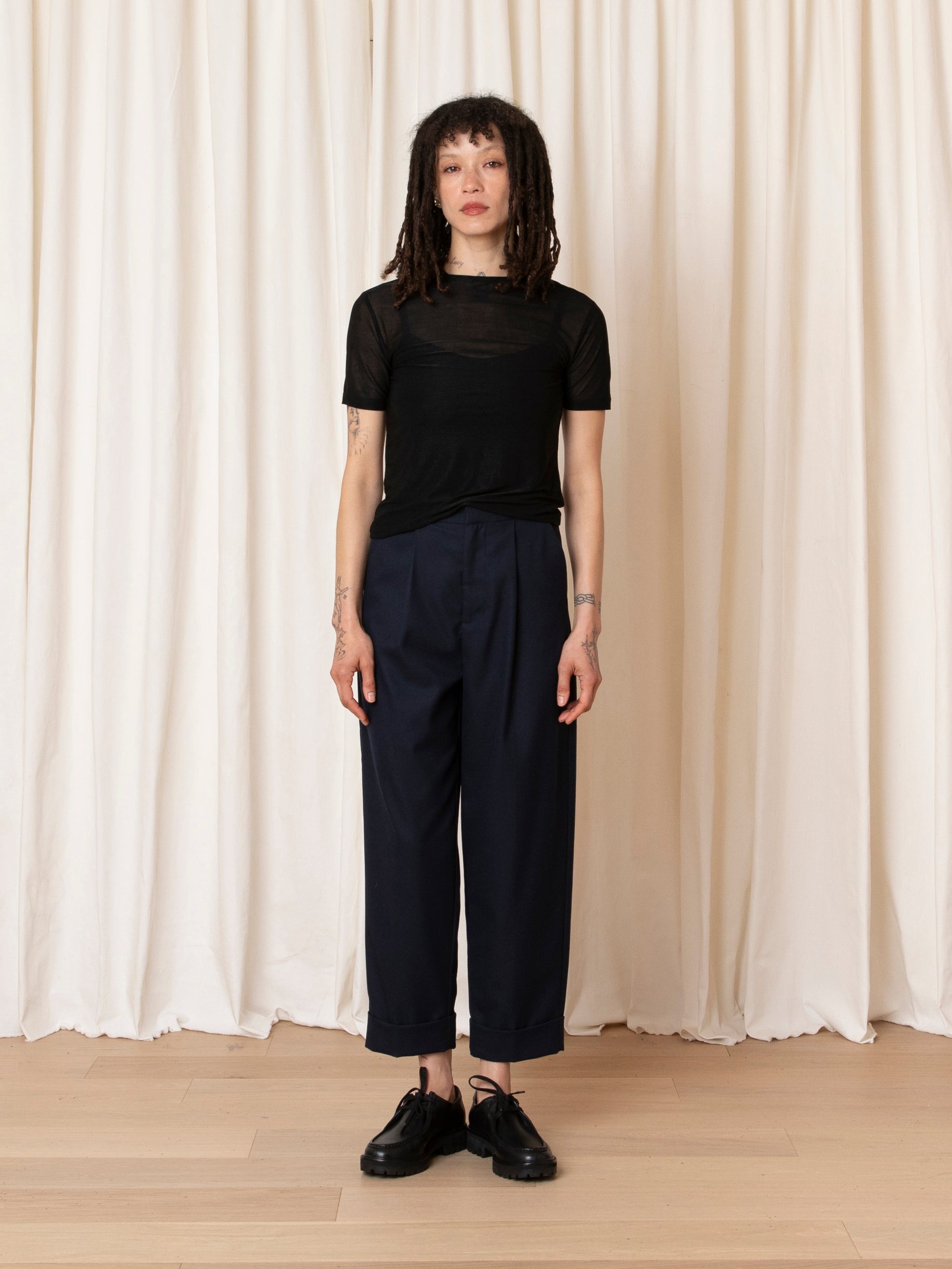 NEW MESH T-SHIRT - BLACK