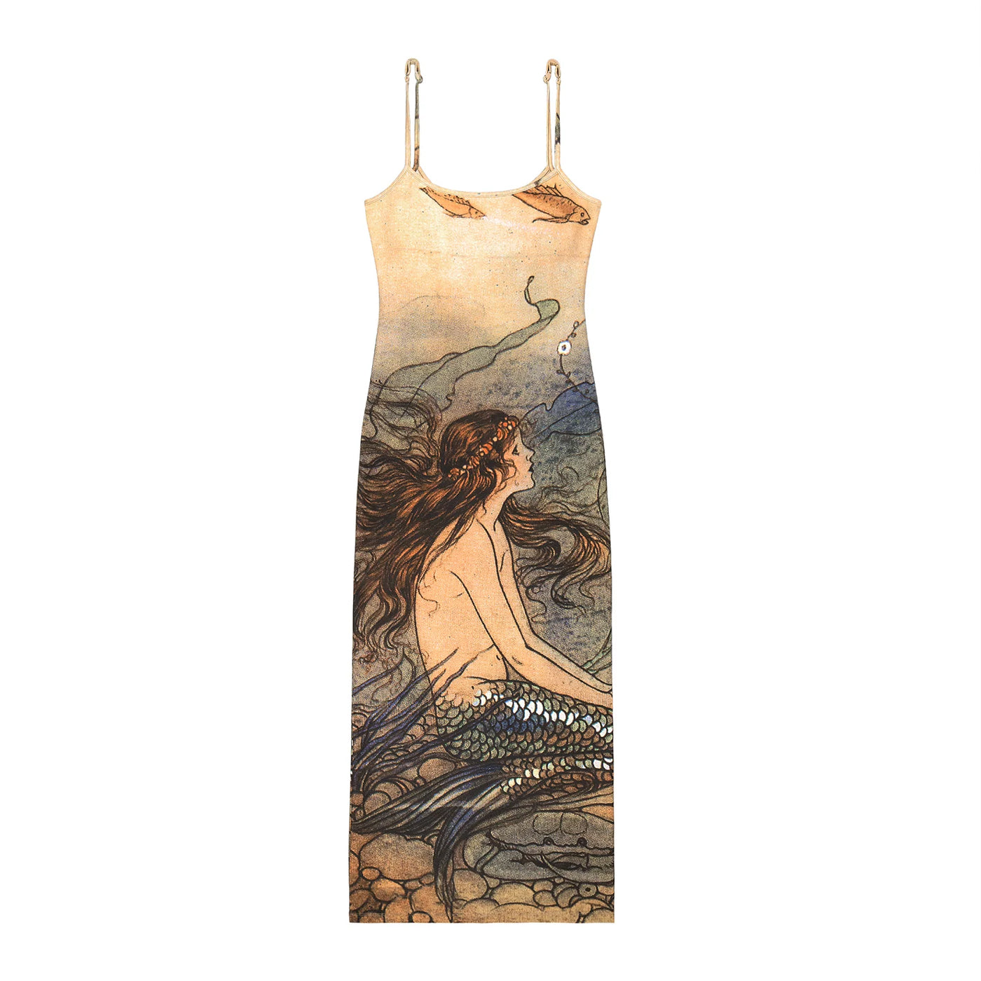 COLLECTOR DRESS - WATERCOLOR MERMAID