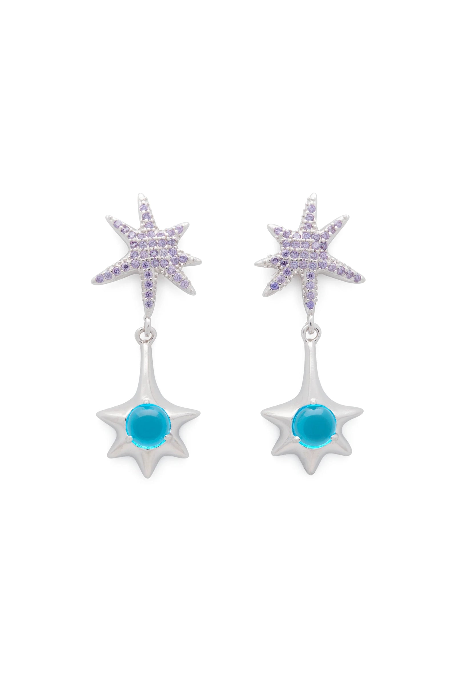 STAR DROP EARRING - VIOLET SKY