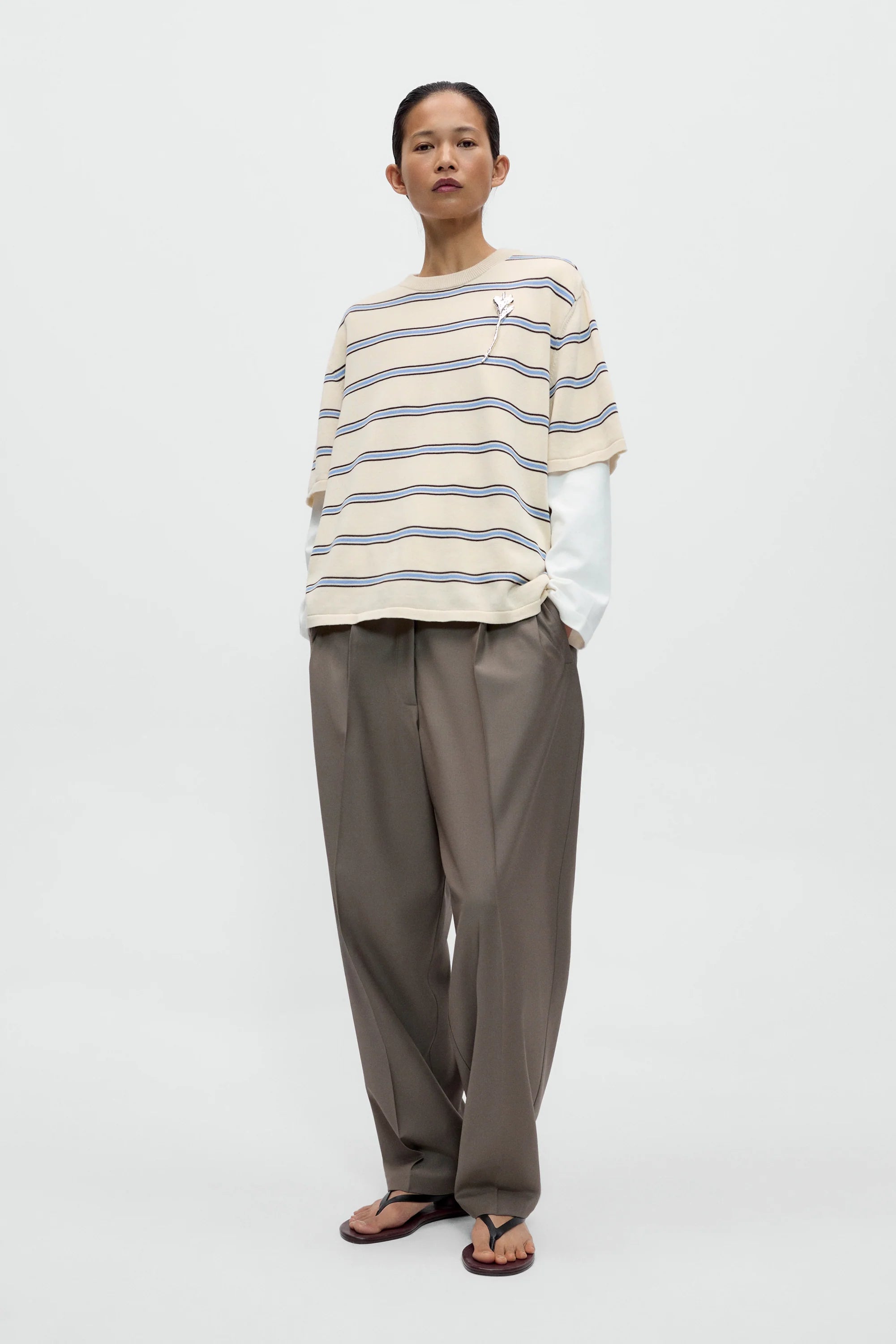 ORGANIC COTTON STRIPED T-SHIRT