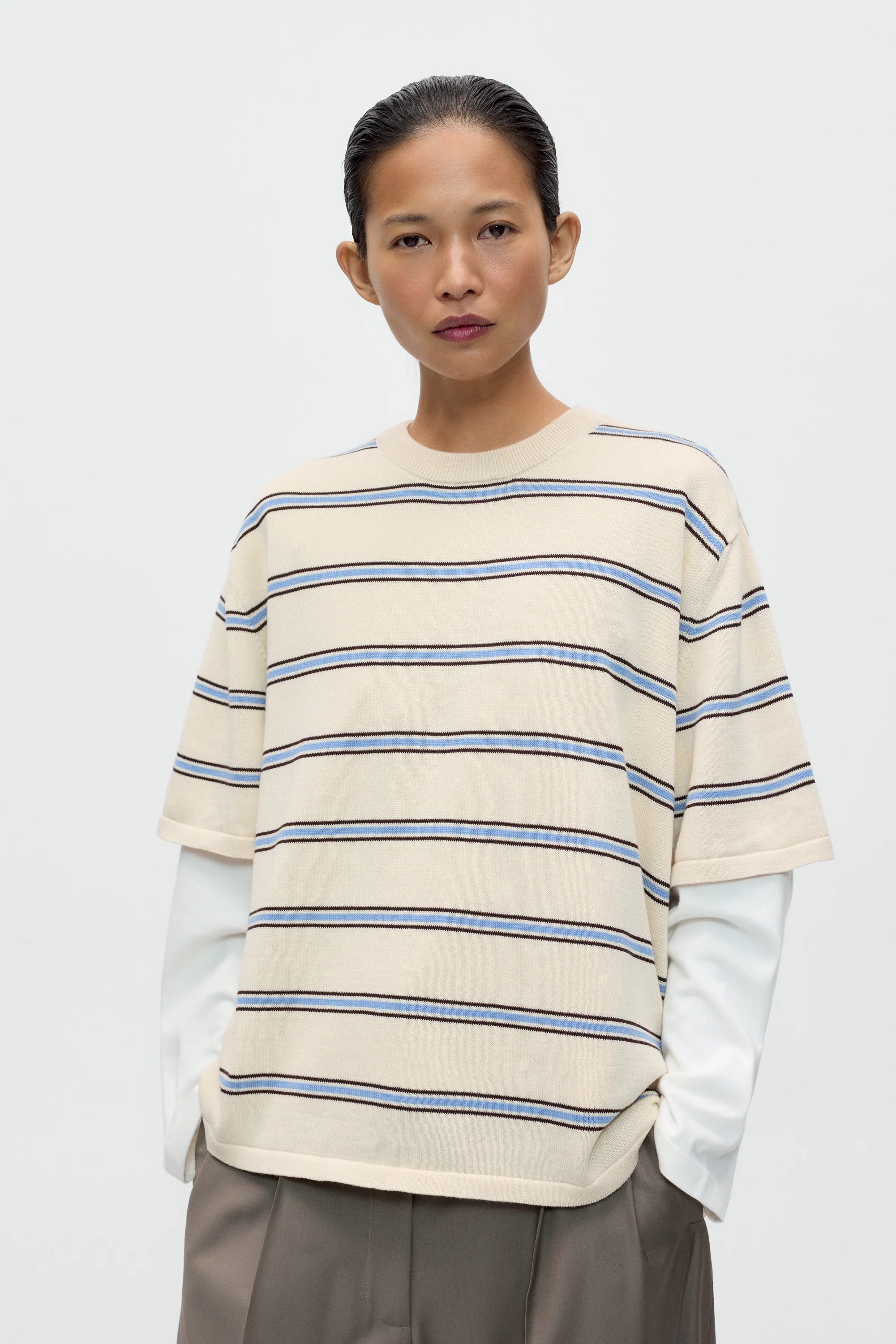 ORGANIC COTTON STRIPED T-SHIRT