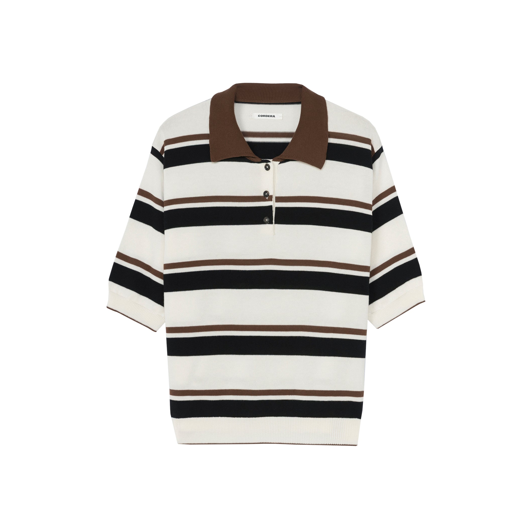 ORGANIC COTTON STRIPED POLO - MULTI