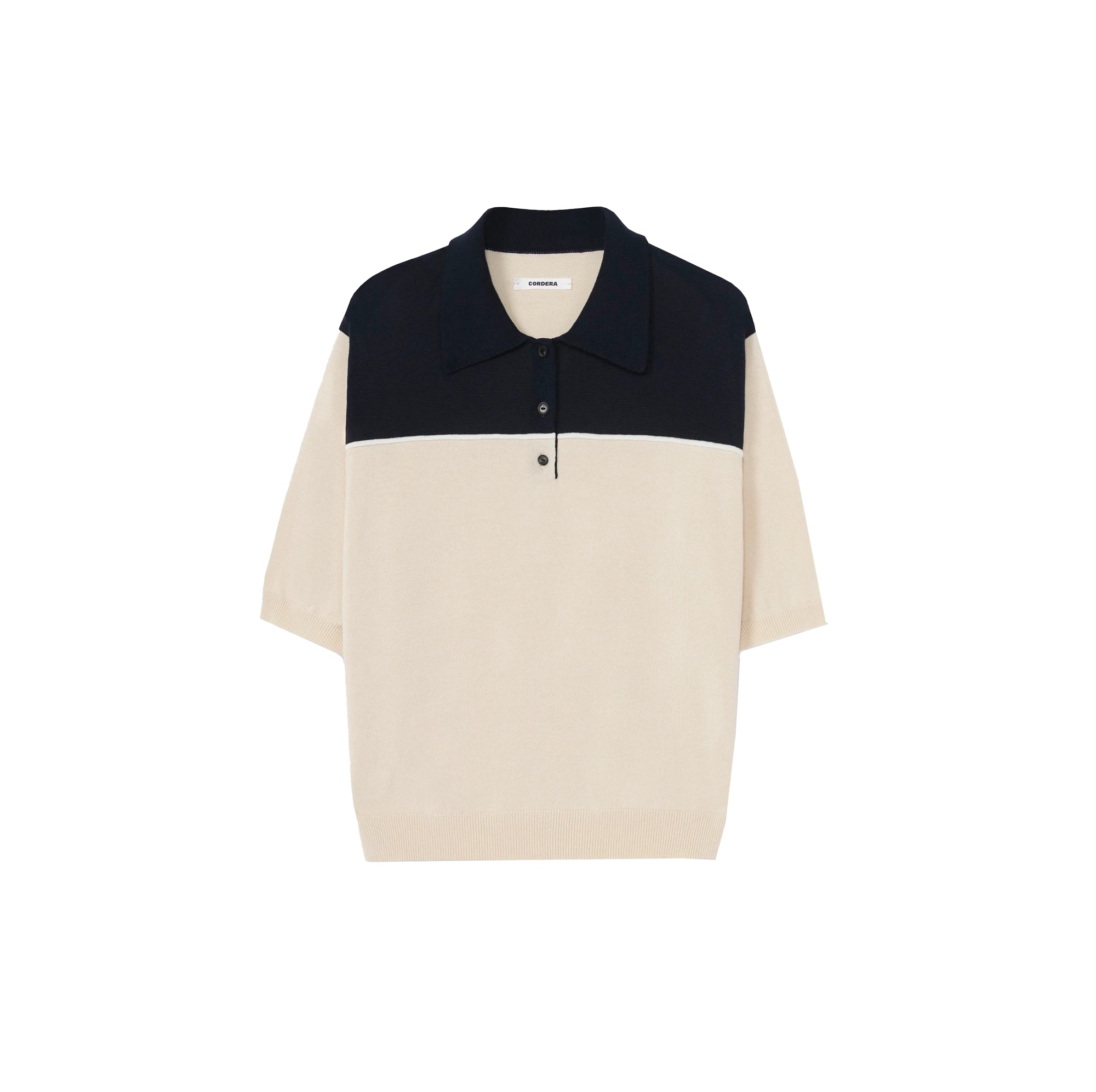 ORGANIC COTTON COLORBLOCK POLO