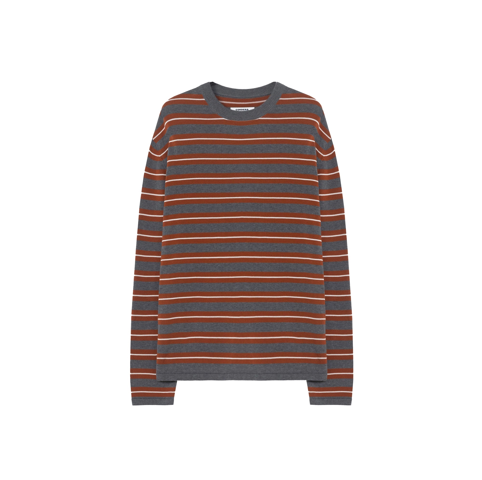 ORGANIC COTTON STRIPED LONG-SLEEVE TEE