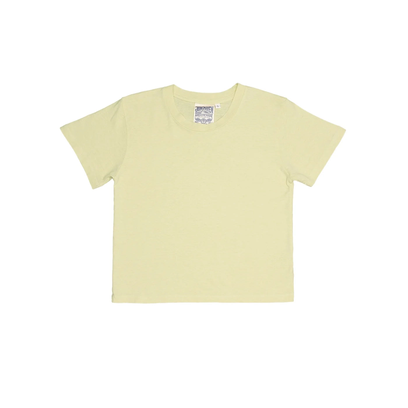 CROPPED LOREL TEE - SUNBLEACHED YELLOW
