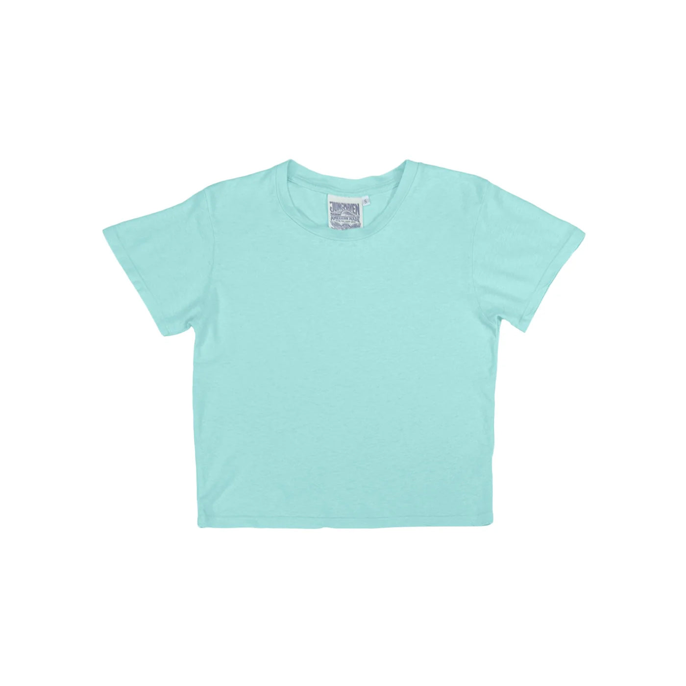 CROPPED LOREL TEE - OASIS BLUE