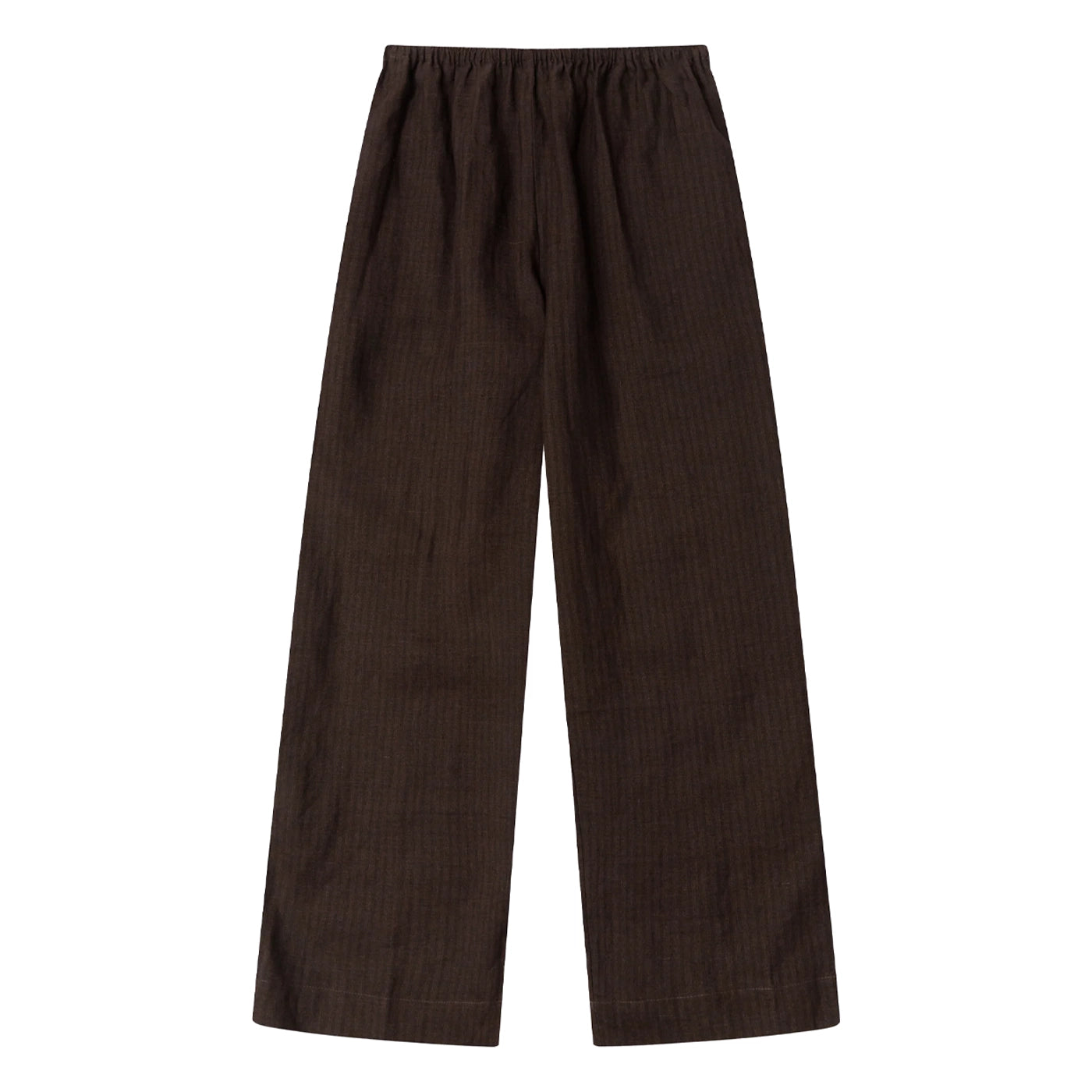EASE TROUSER - BROWN BLACK STRIPE