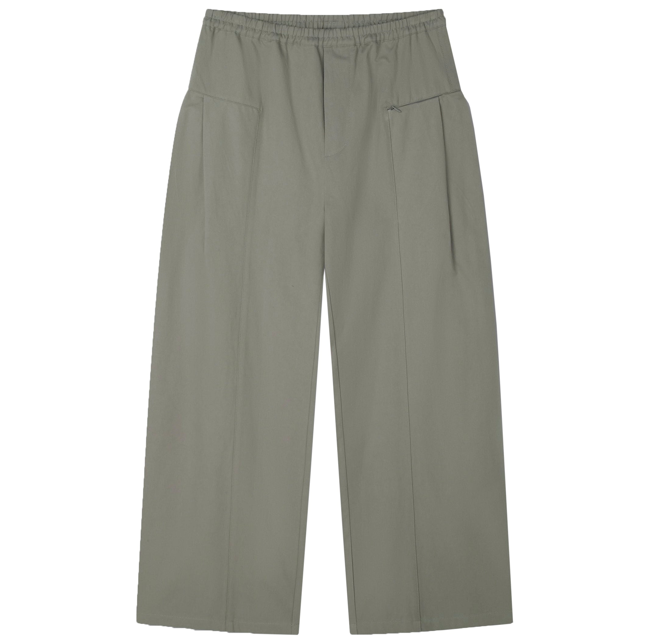 PLEATED PANT - SAGE GREY