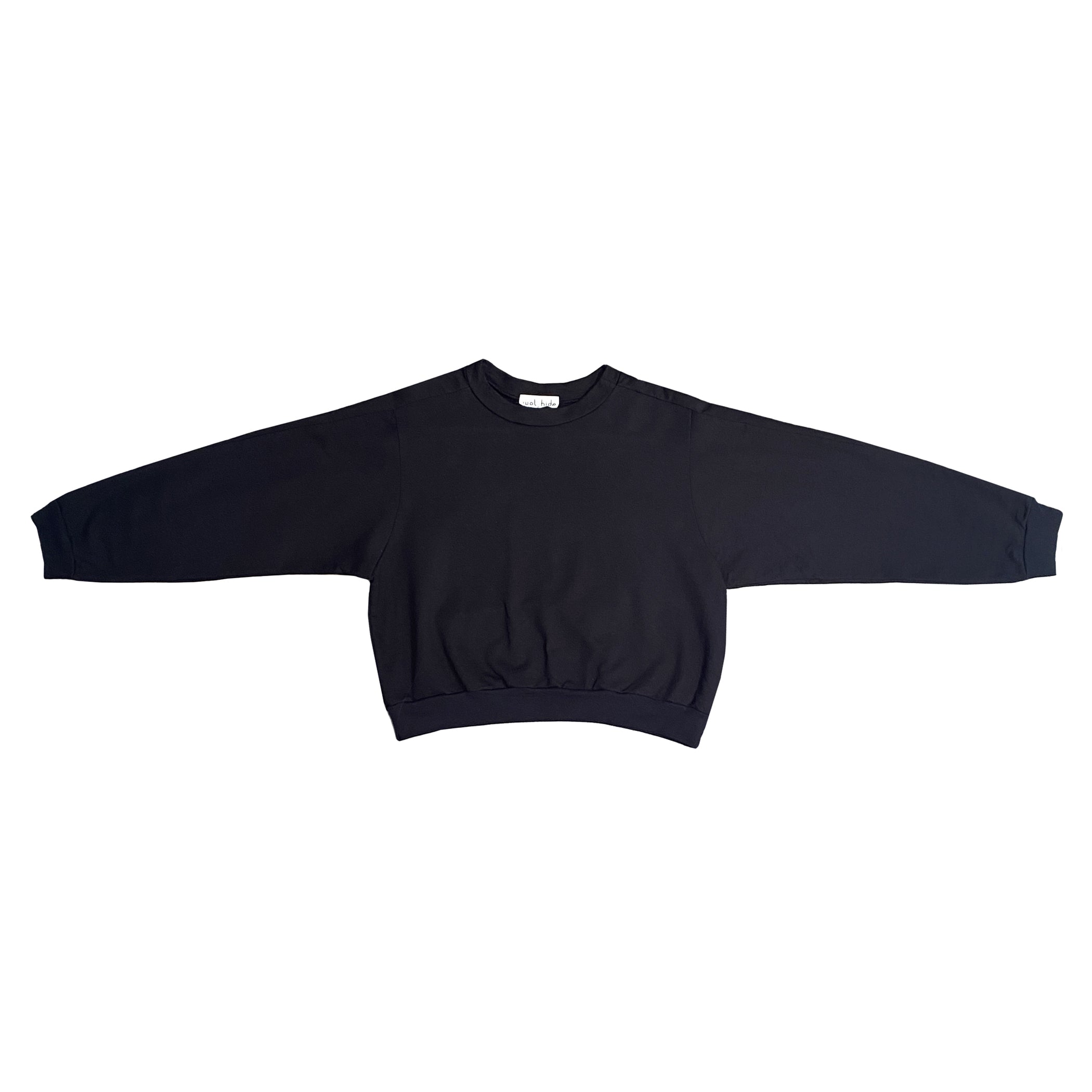 EASY SUMMER SWEATSHIRT - BLACK