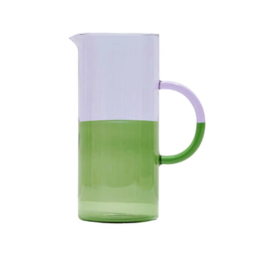 TWO TONE PITCHER - LILAC & GREEN