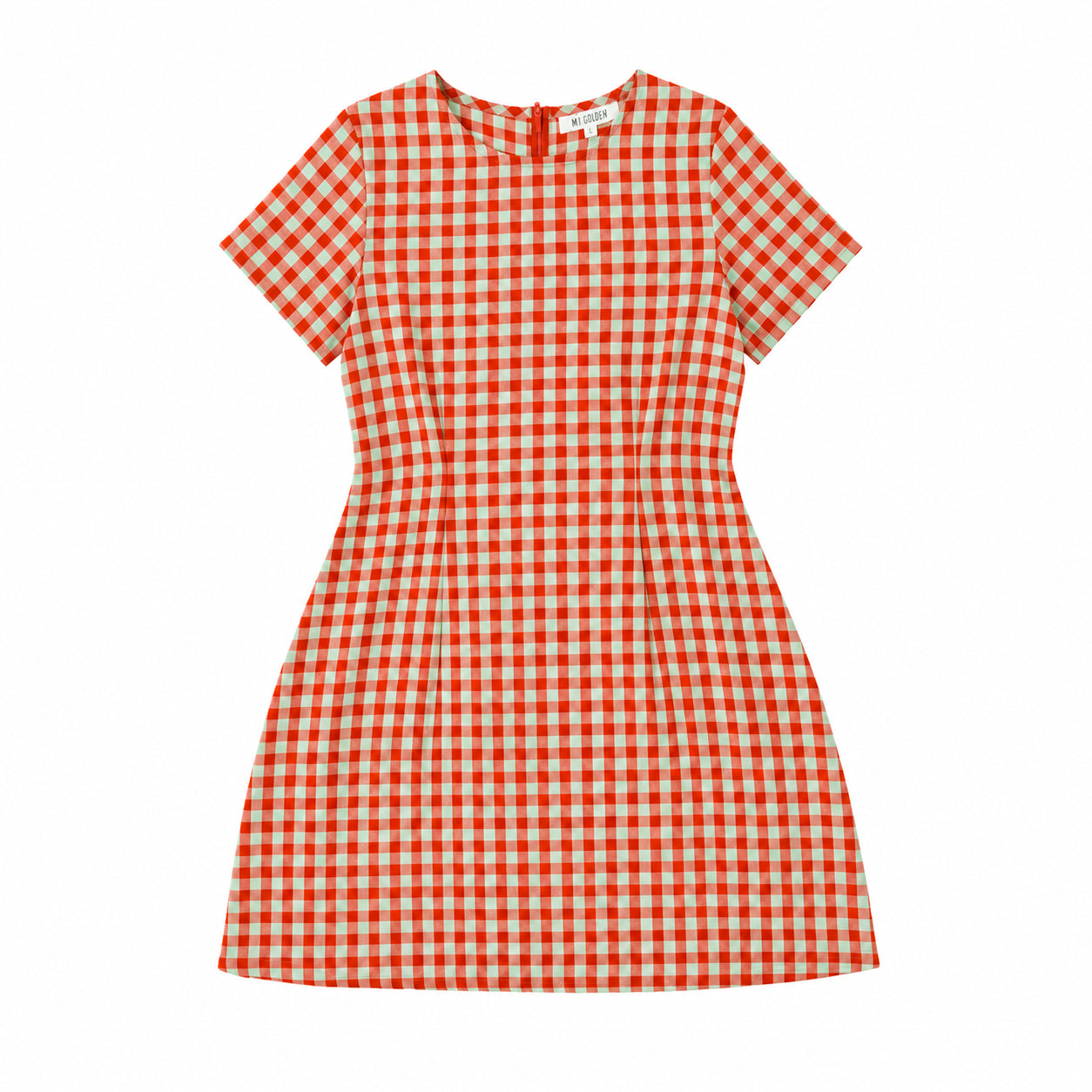 PLAID MINI DRESS