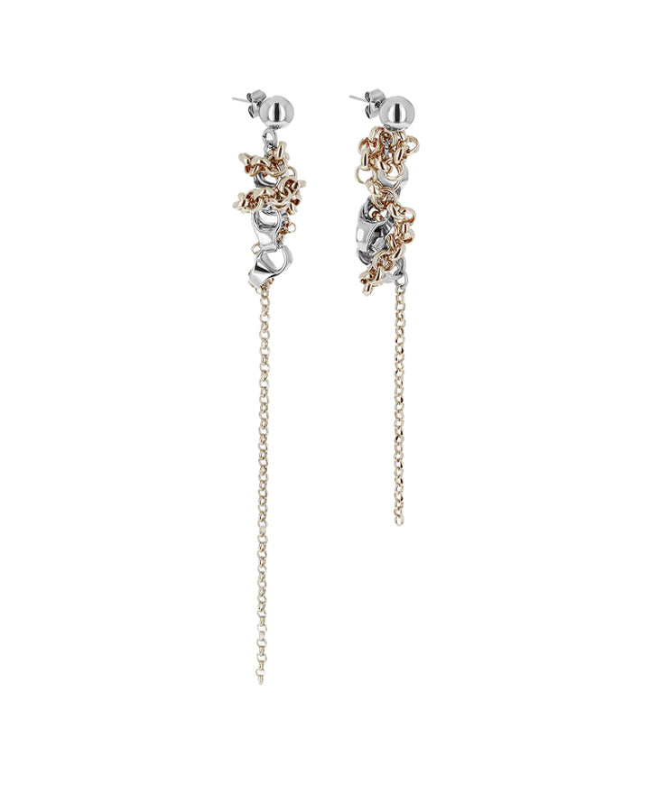 BELLA EARRINGS - GOLD & PALLADIUM