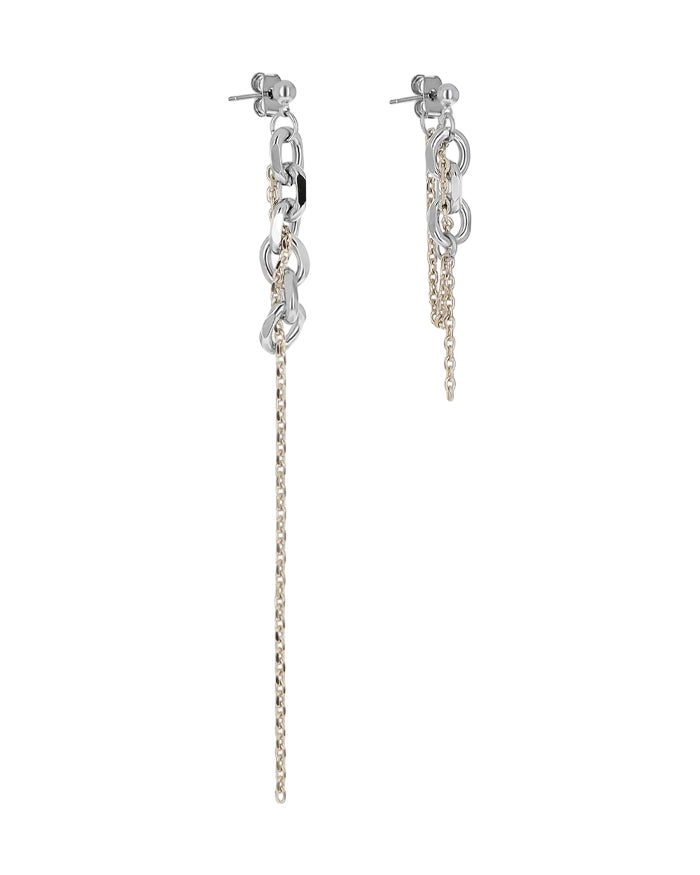 DANA EARRINGS - GOLD & PALLADIUM