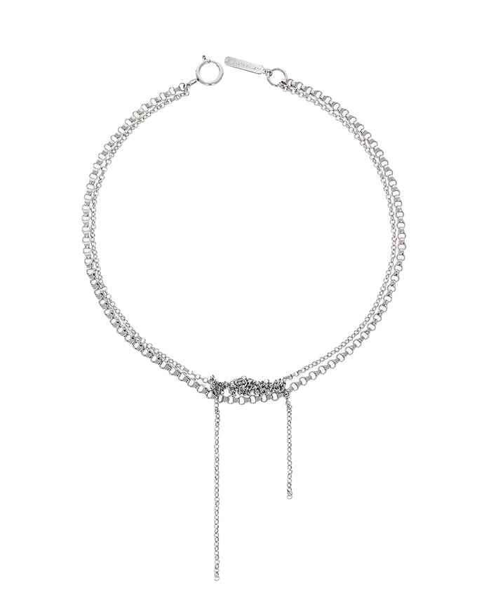 VERA NECKLACE - PALLADIUM